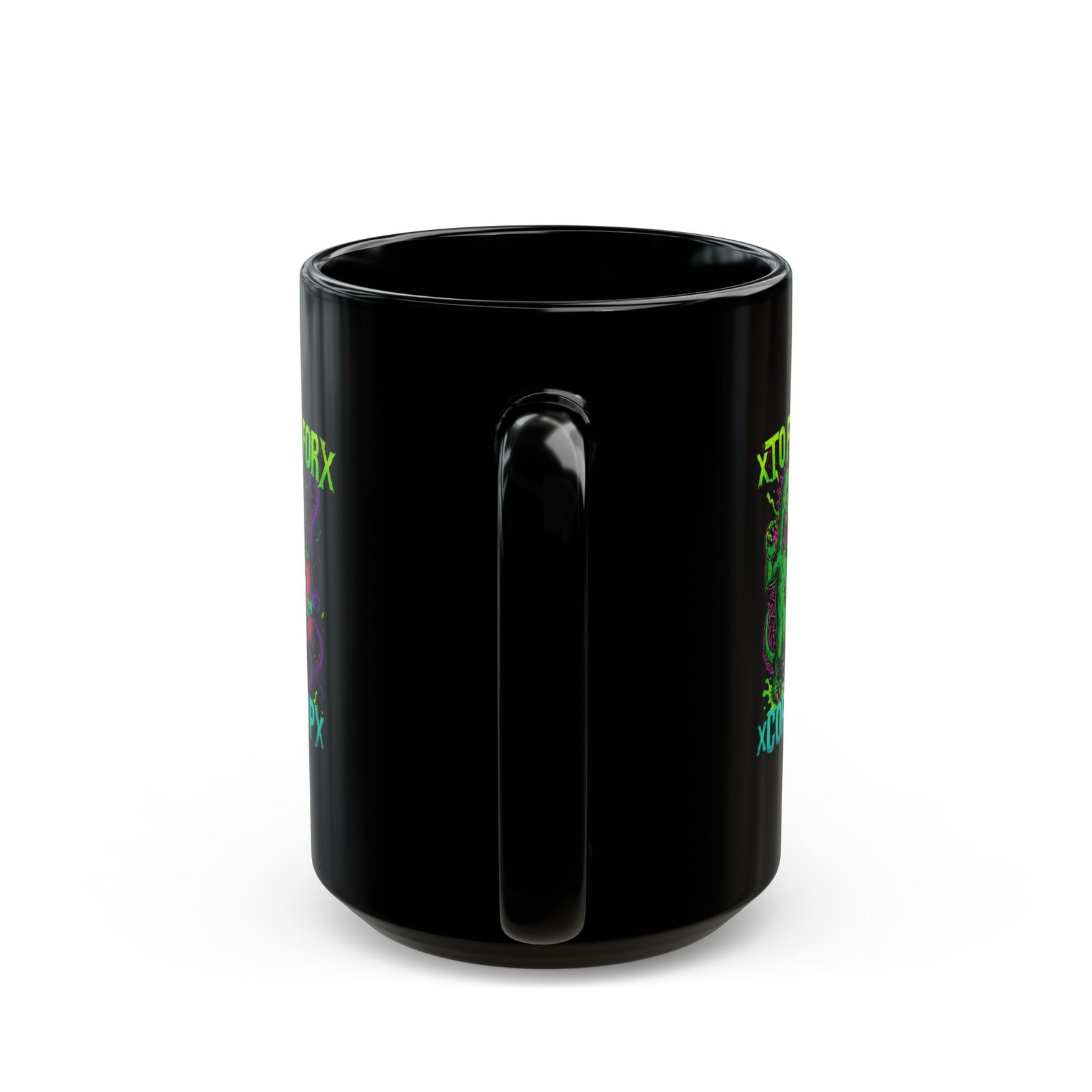 To Fight For - xCORESHIPx Veggies Black Mugs (11oz, 15oz) - Image 8
