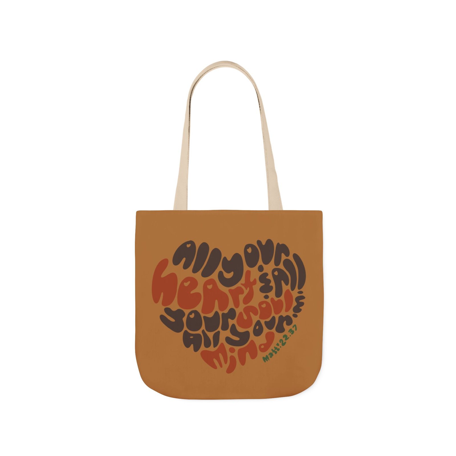 Heart Soul And Mind - Limited Fall Edition Canvas Tote Bag, 5-Color Straps - Image 3