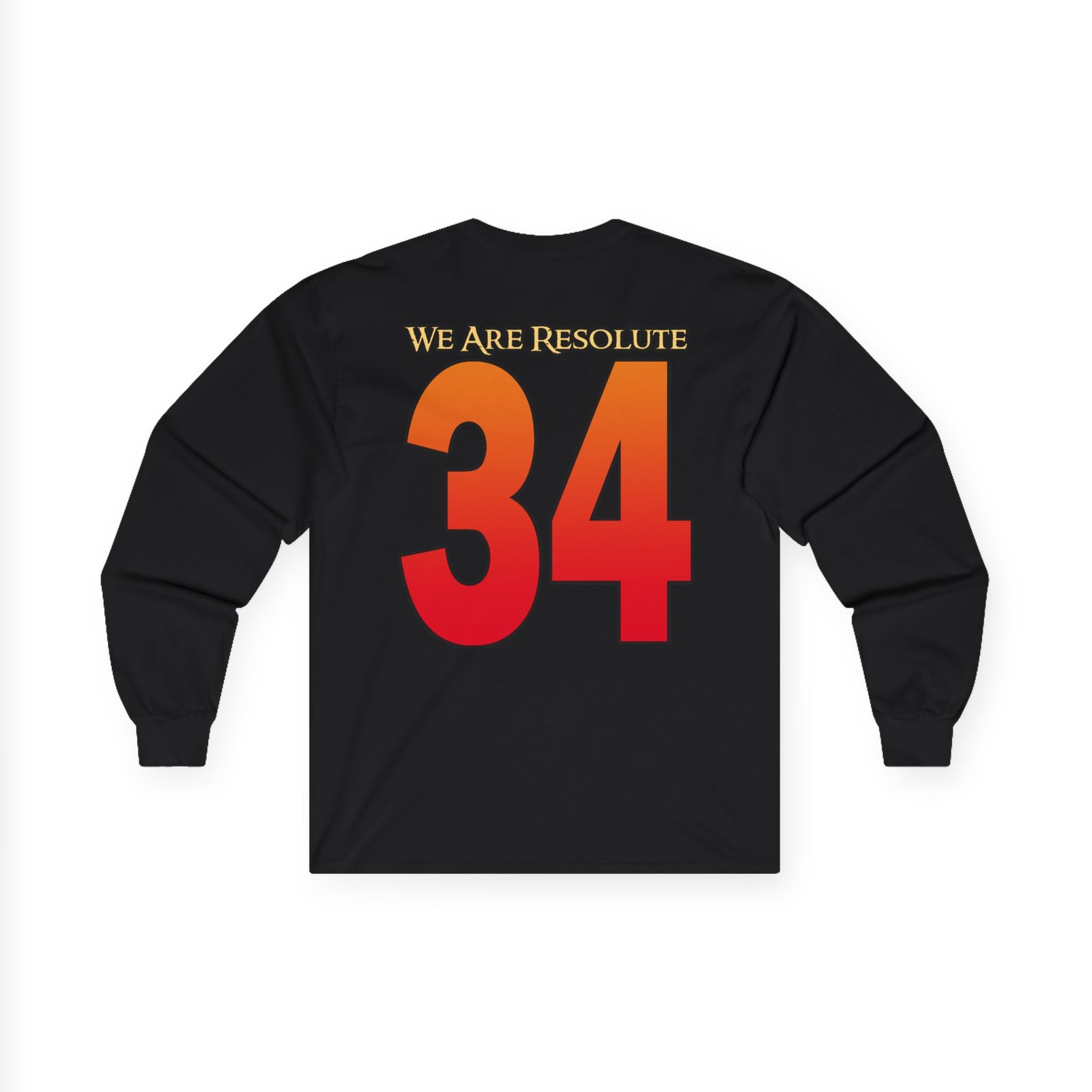 We Are Resolute Baseball Long Sleeve Tshirt (2-Sided) - Image 2