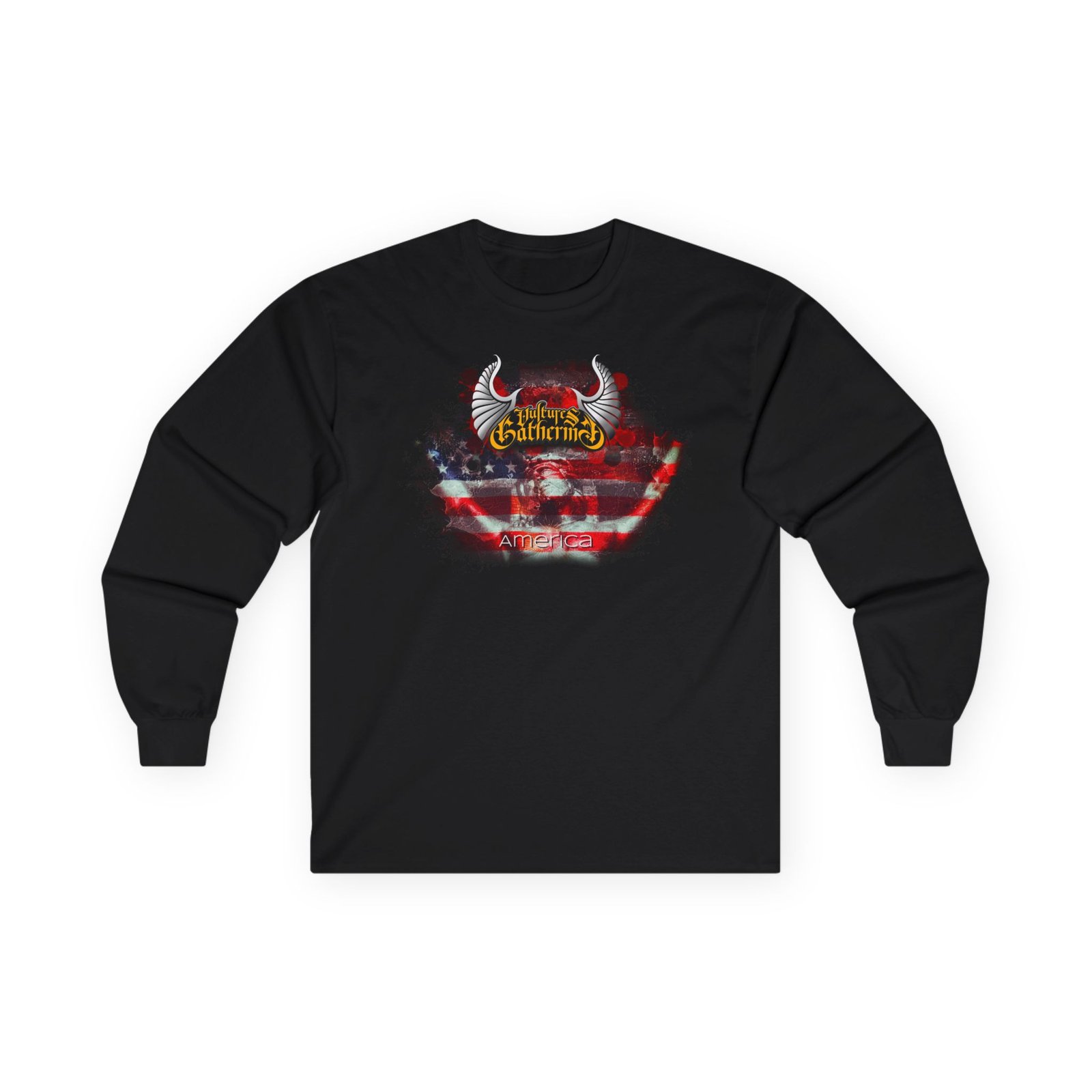 Vultures Gathering - America Long Sleeve Tshirt