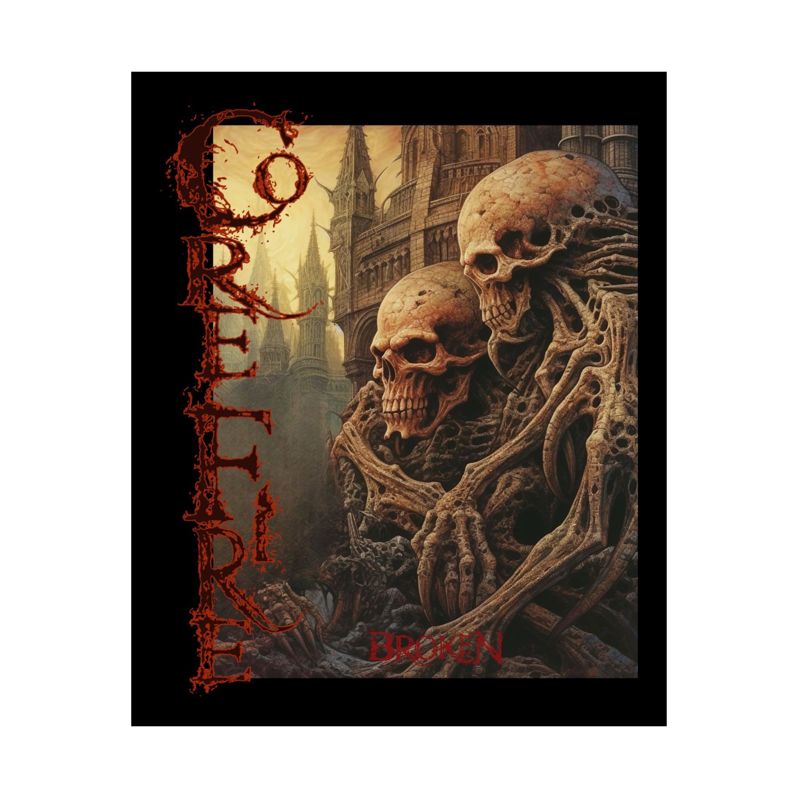 Core Fire - Broken Poster Prints (210gsm)