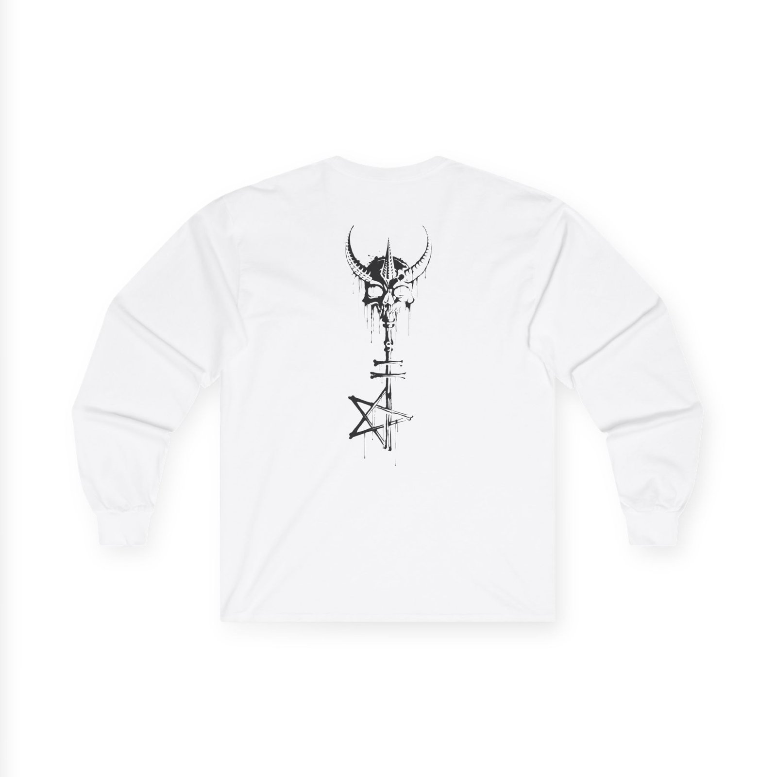 Whipkey Skull Key Logo Long Sleeve Tshirt (2-Sided) - Image 5