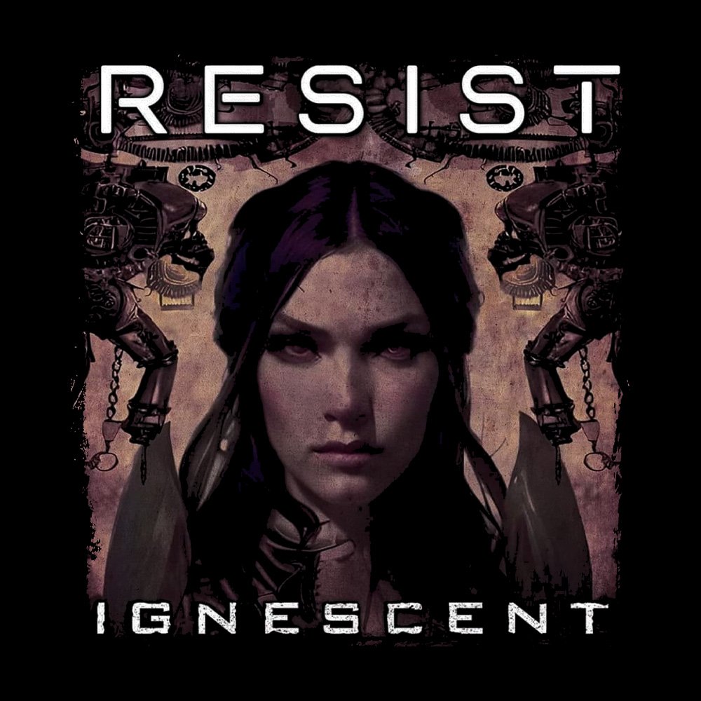 Ignescent - Resist - Black Denim Printed Patches (2 sizes)
