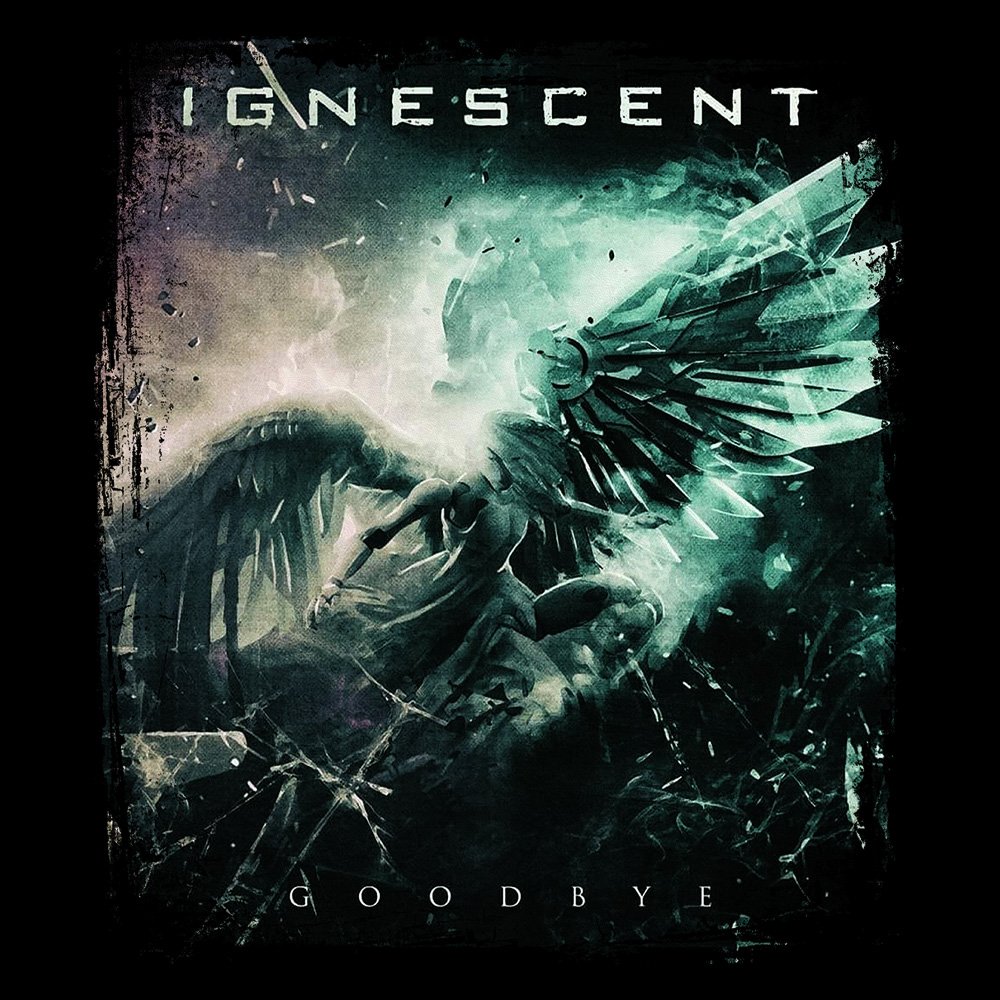 Ignescent - Goodbye - Black Denim Printed Patches (2 sizes)