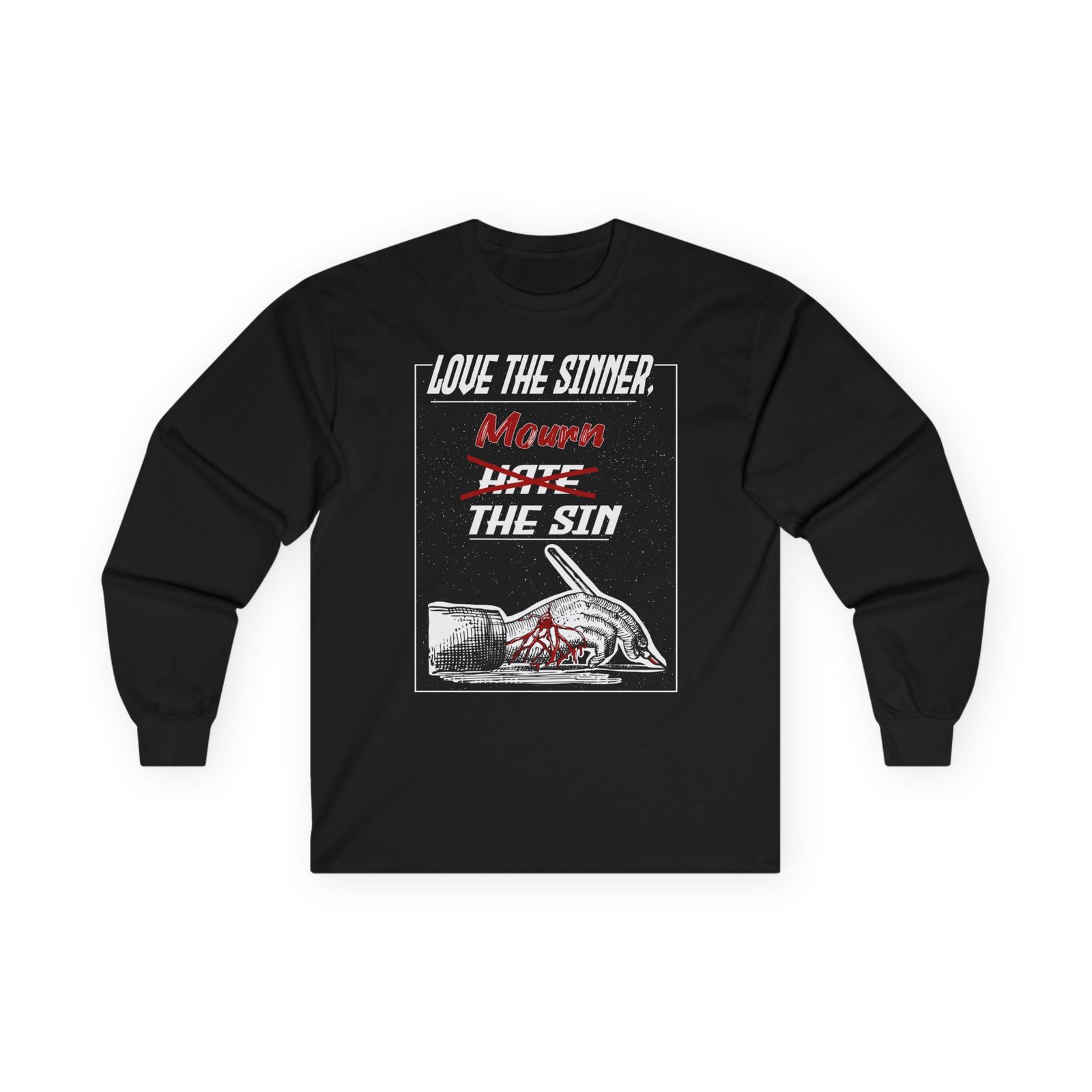 Sanctuary International - Love The Sinner, Mourn The Sin Long Sleeve Tshirt