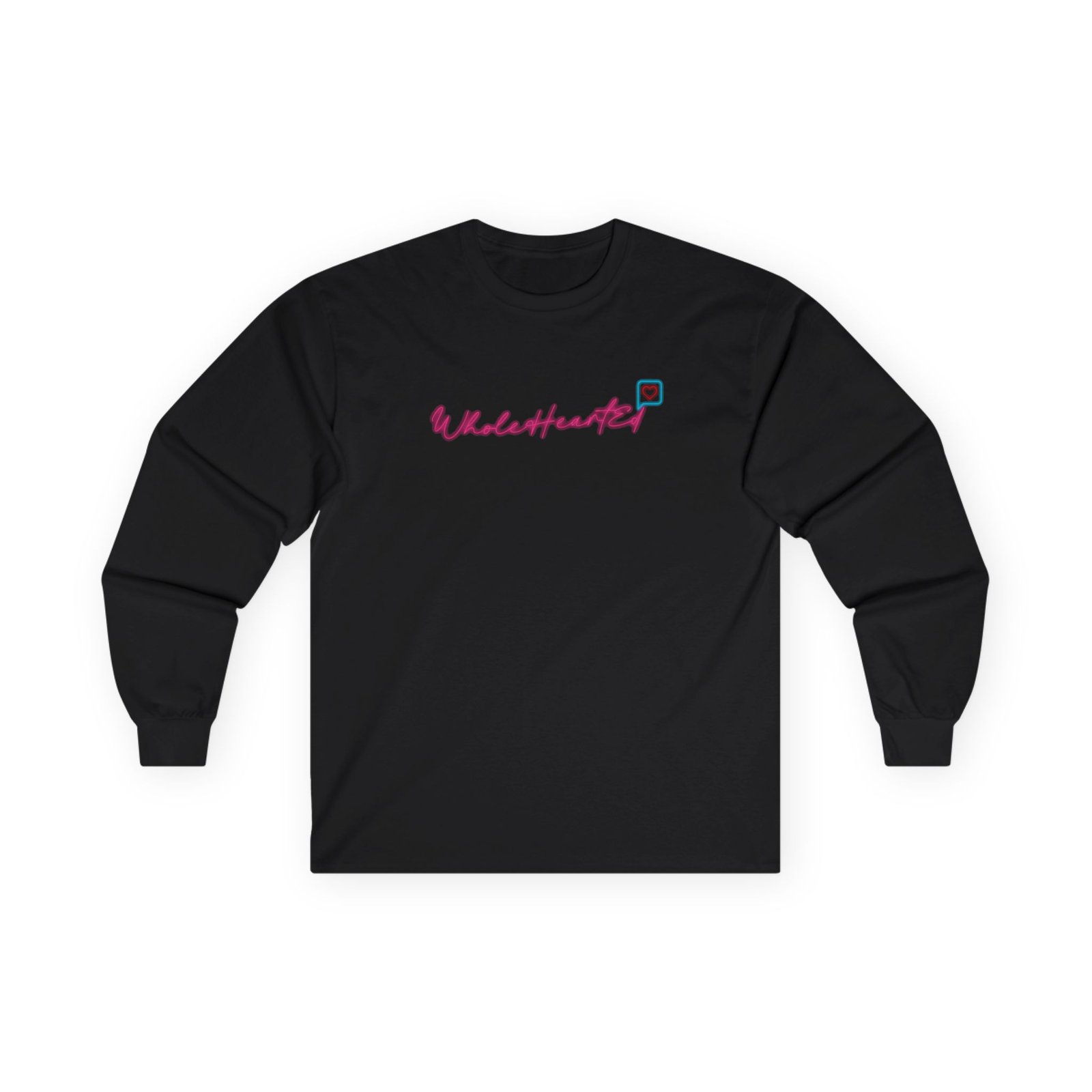 WholeHeartEd Neon Logo Long Sleeve Tshirt