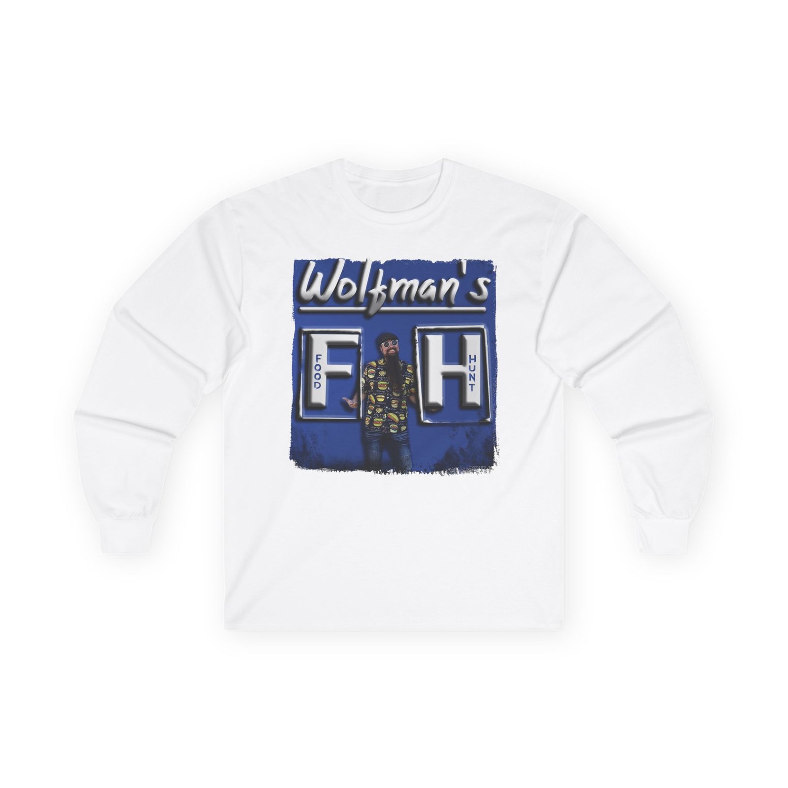 Wolfman's Food Hunt Long Sleeve Tshirt - Image 4