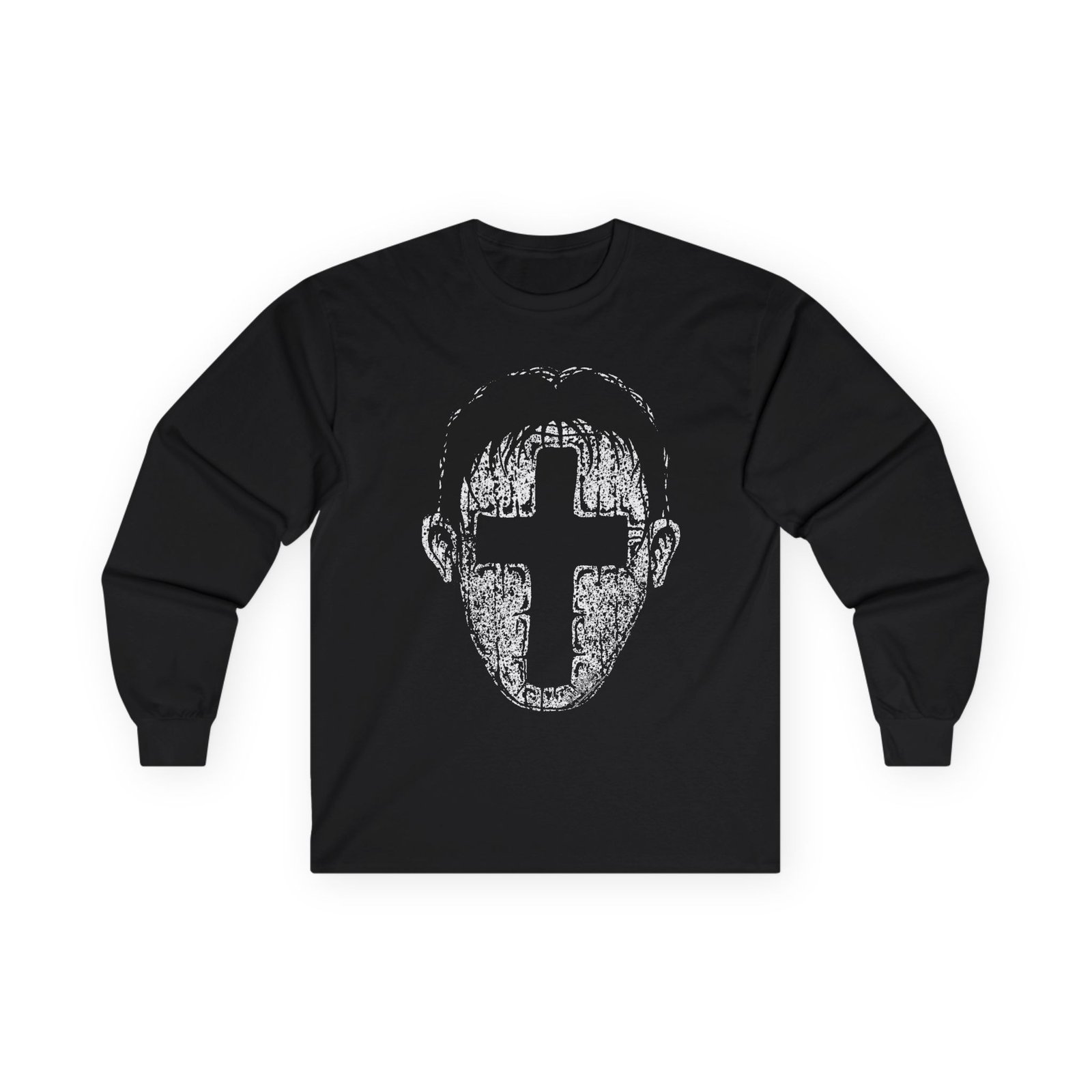 Cross Face by The Wounded Society Long Sleeve Tshirt