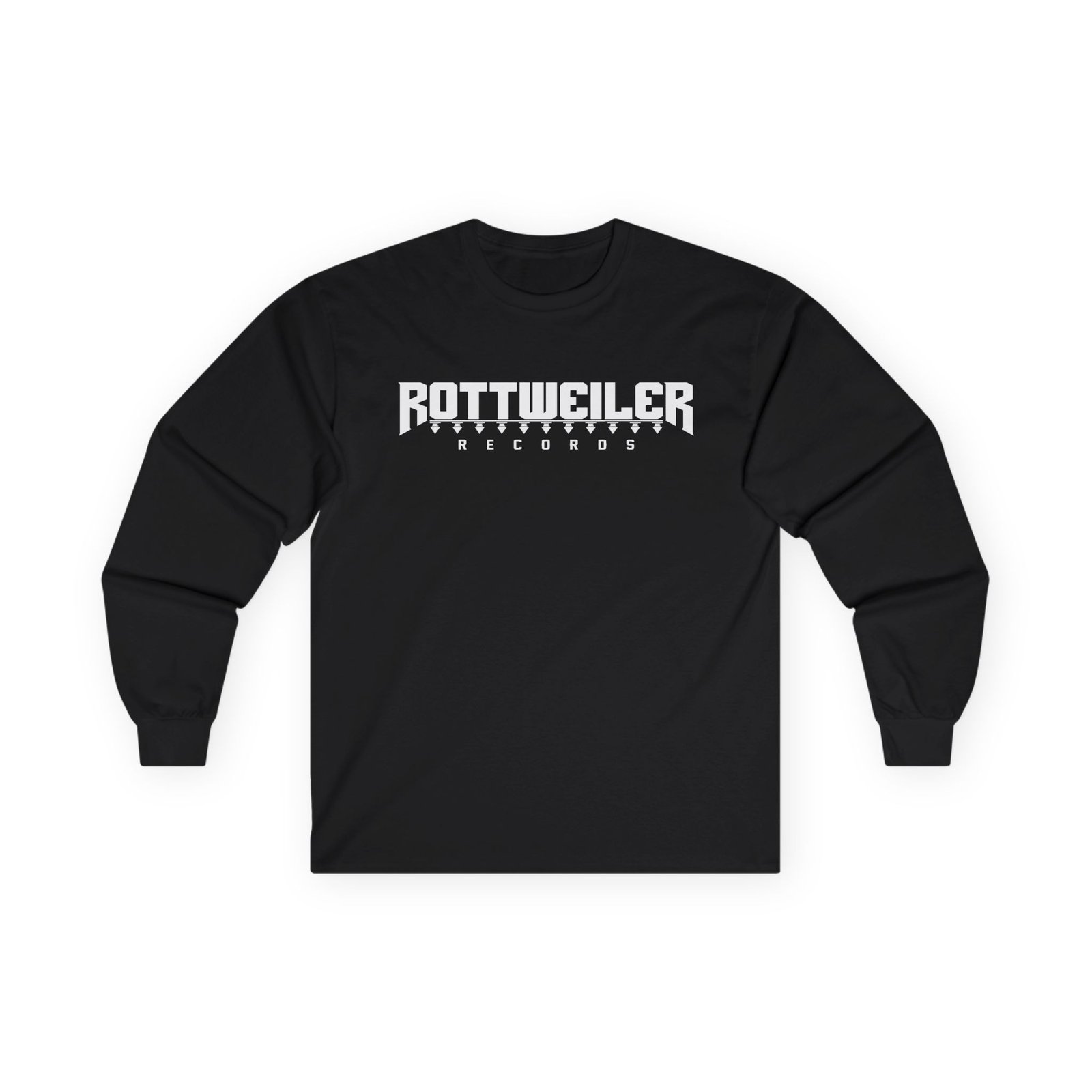 Rottweiler Records Logo Long Sleeve Tshirt