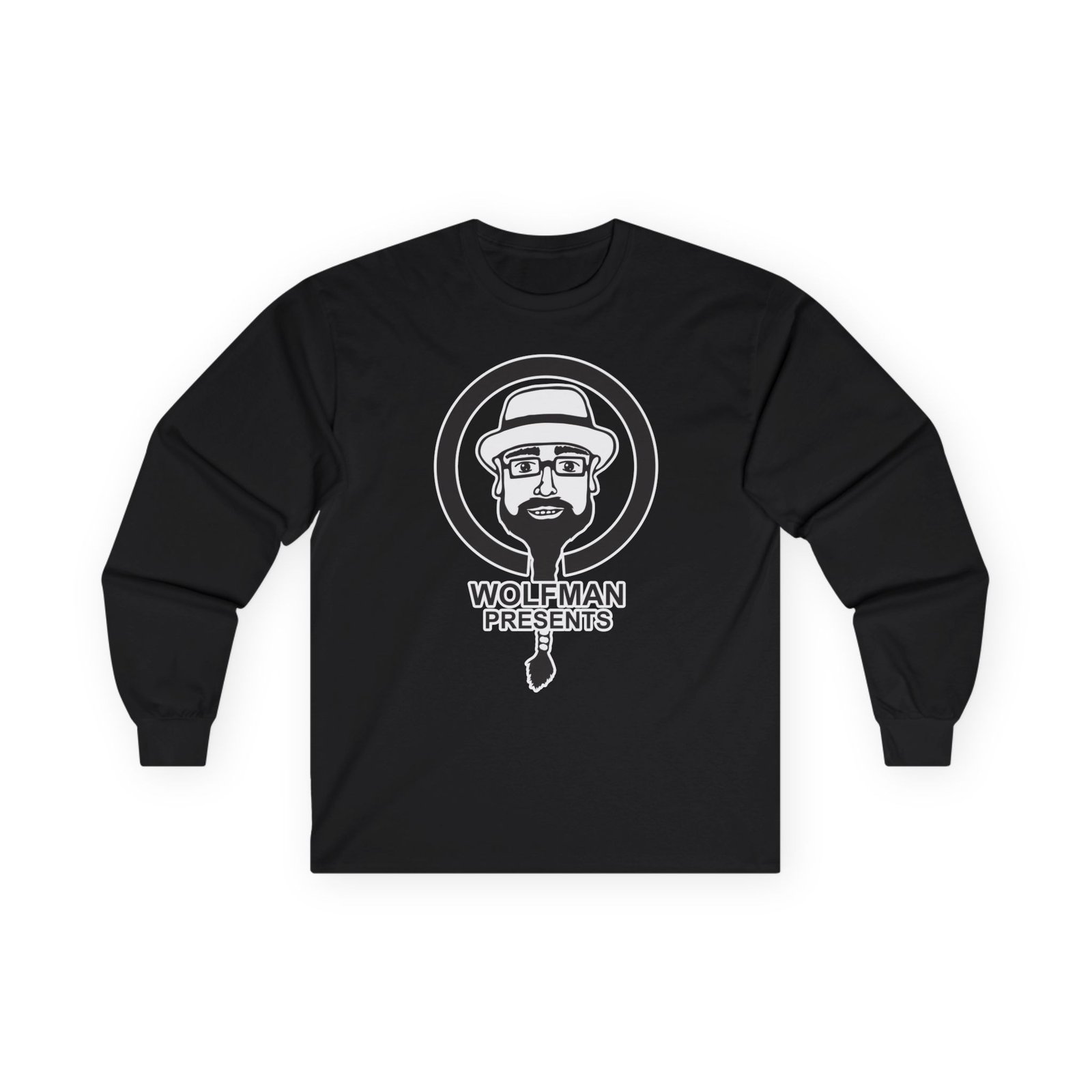 Wolfman Presents Long Sleeve Tshirt