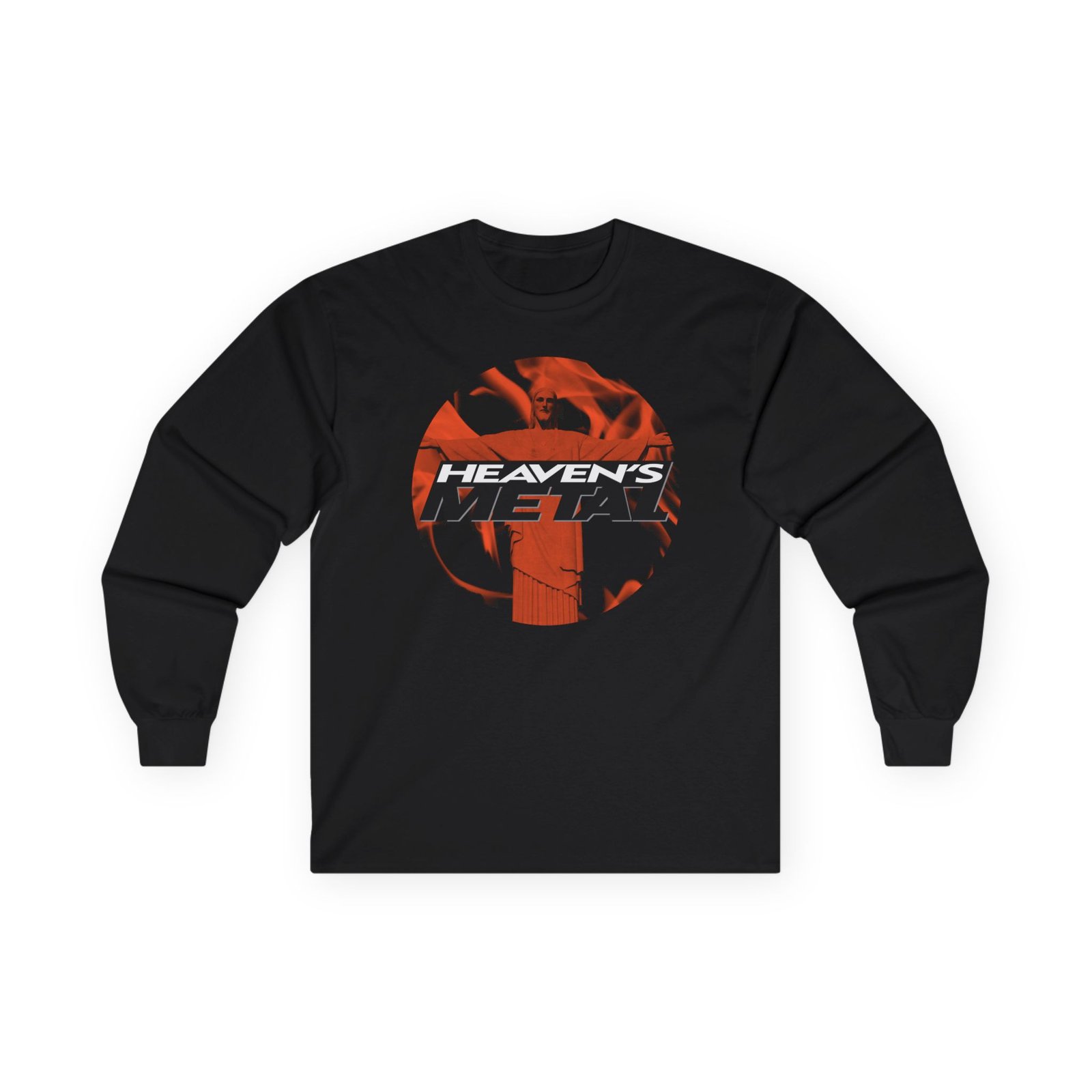 Heaven's Metal Jesus Long Sleeve Tshirt