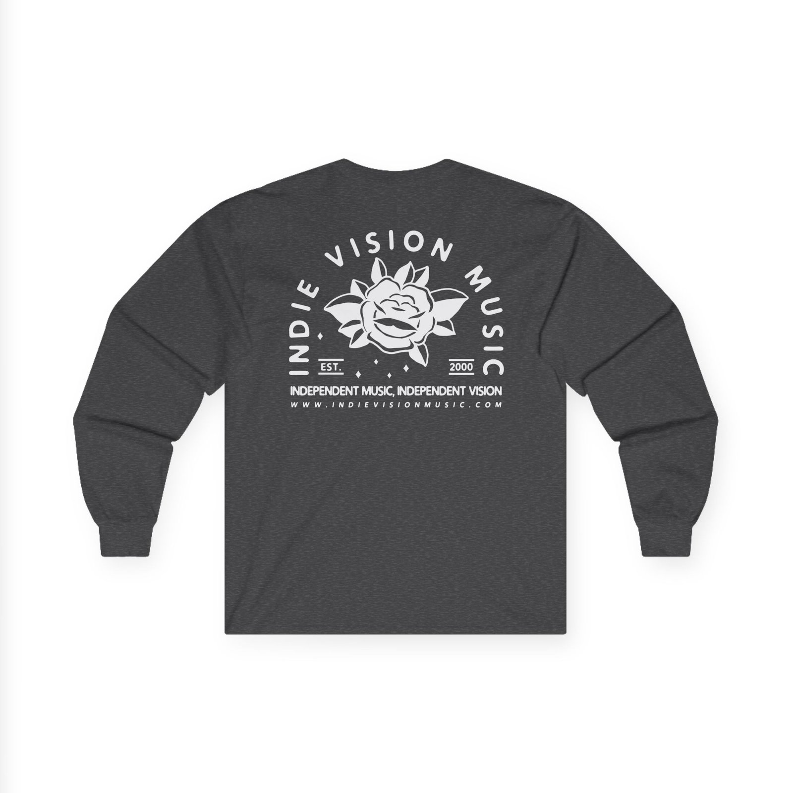 Indie Vision Music Rose Long Sleeve Tshirt (2-Sided) - Image 5