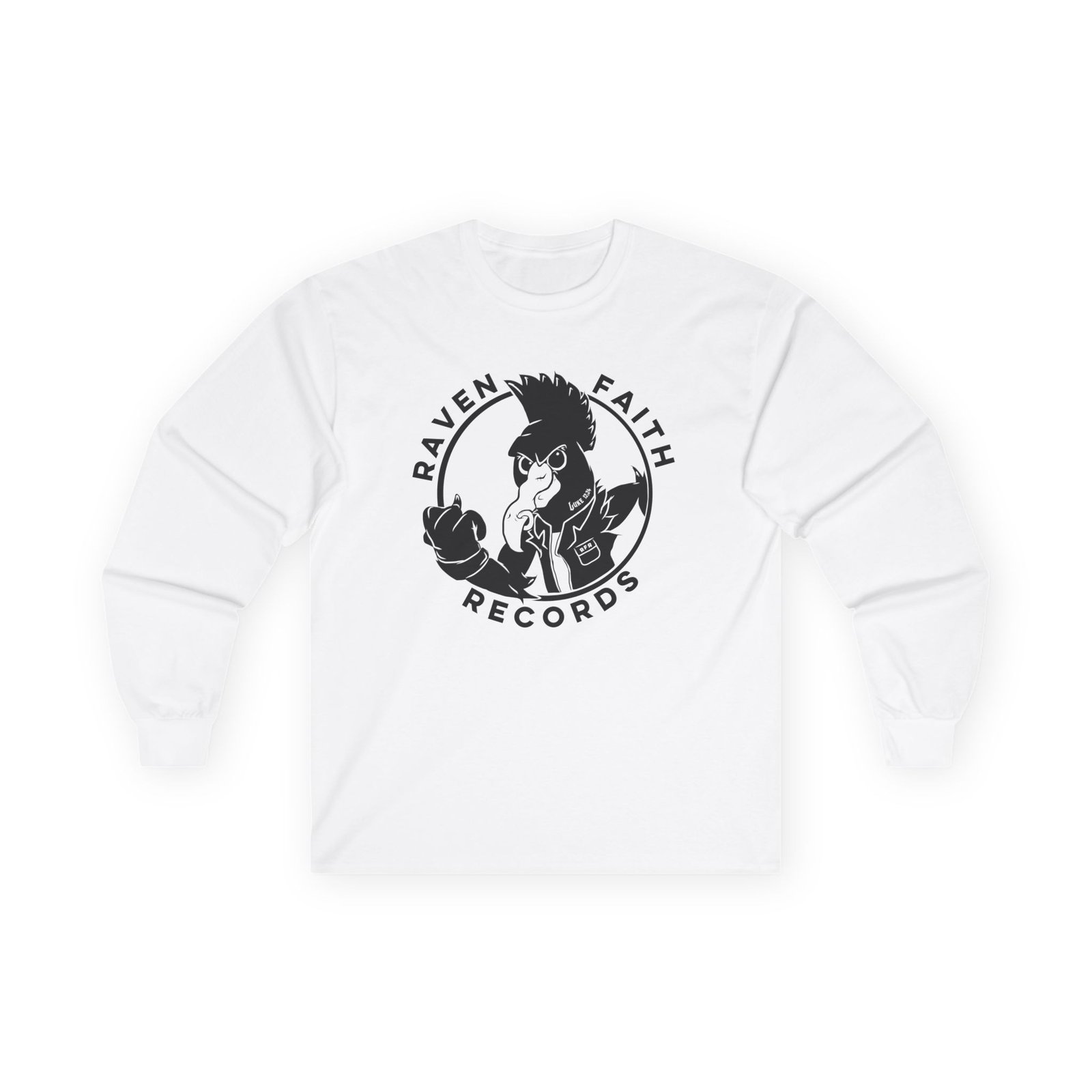 Raven Faith Records Long Sleeve Tshirt - Image 4
