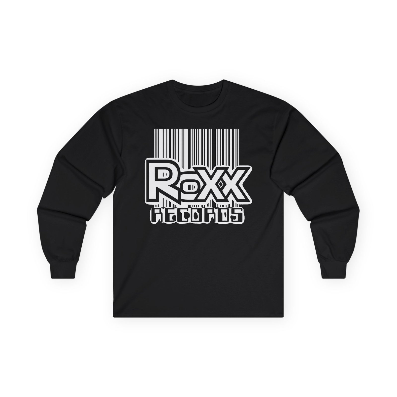 Roxx Records Logo Long Sleeve Tshirt