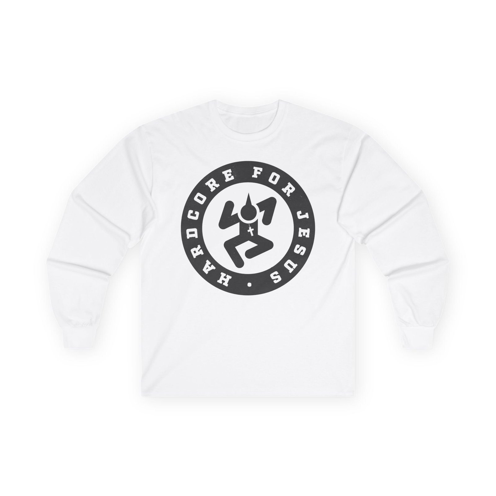 Hardcore For Jesus Logo Long Sleeve Tshirt - Image 4