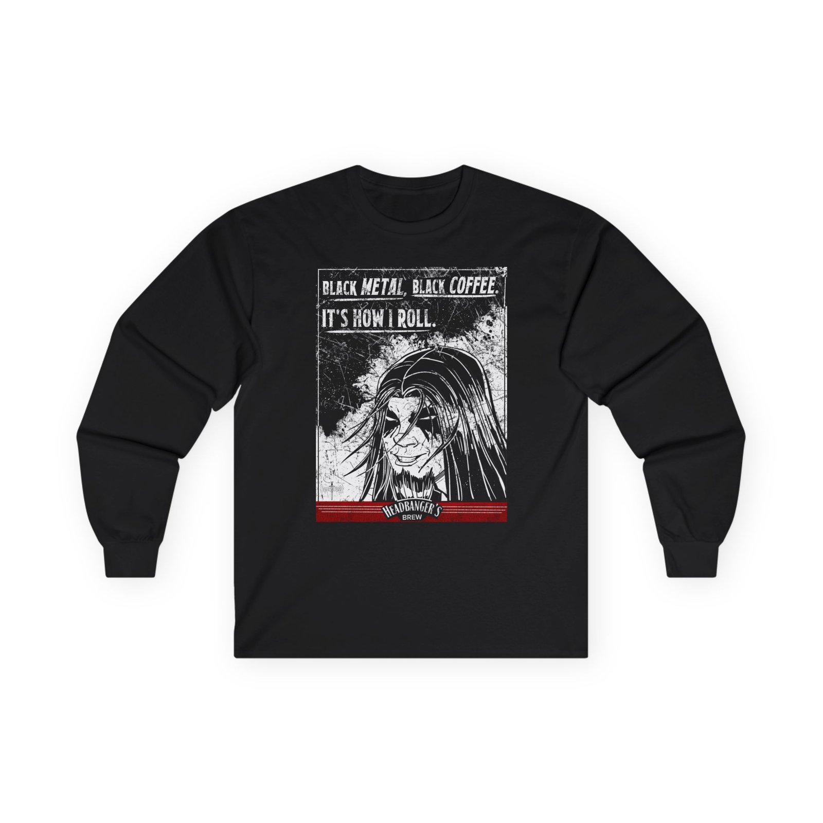 Sanctuary International - Black Metal Black Coffee Long Sleeve Tshirt