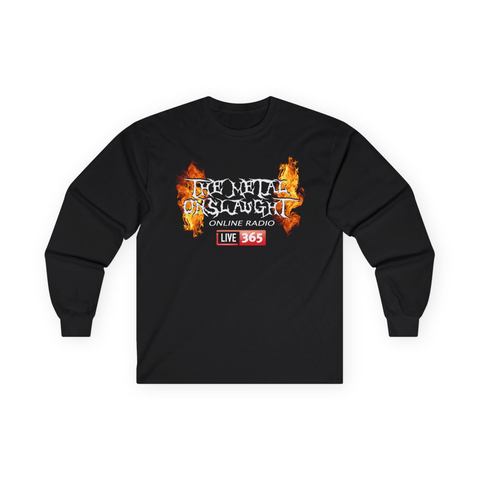 The Metal Onslaught Radio365 Long Sleeve Tshirt