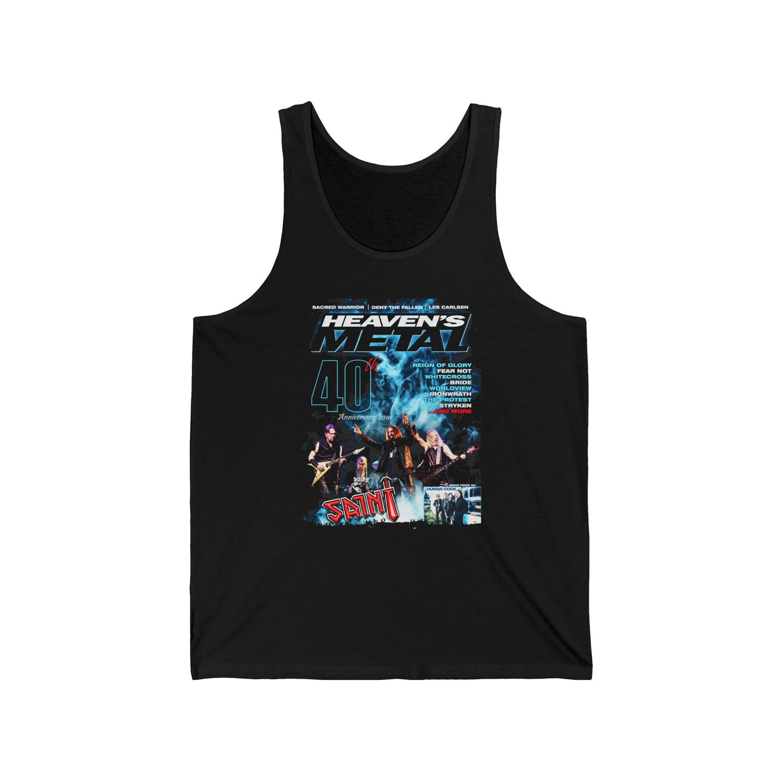 Heaven's Metal 40th Anniversary Unisex Jersey Tank Top (2-Sided)