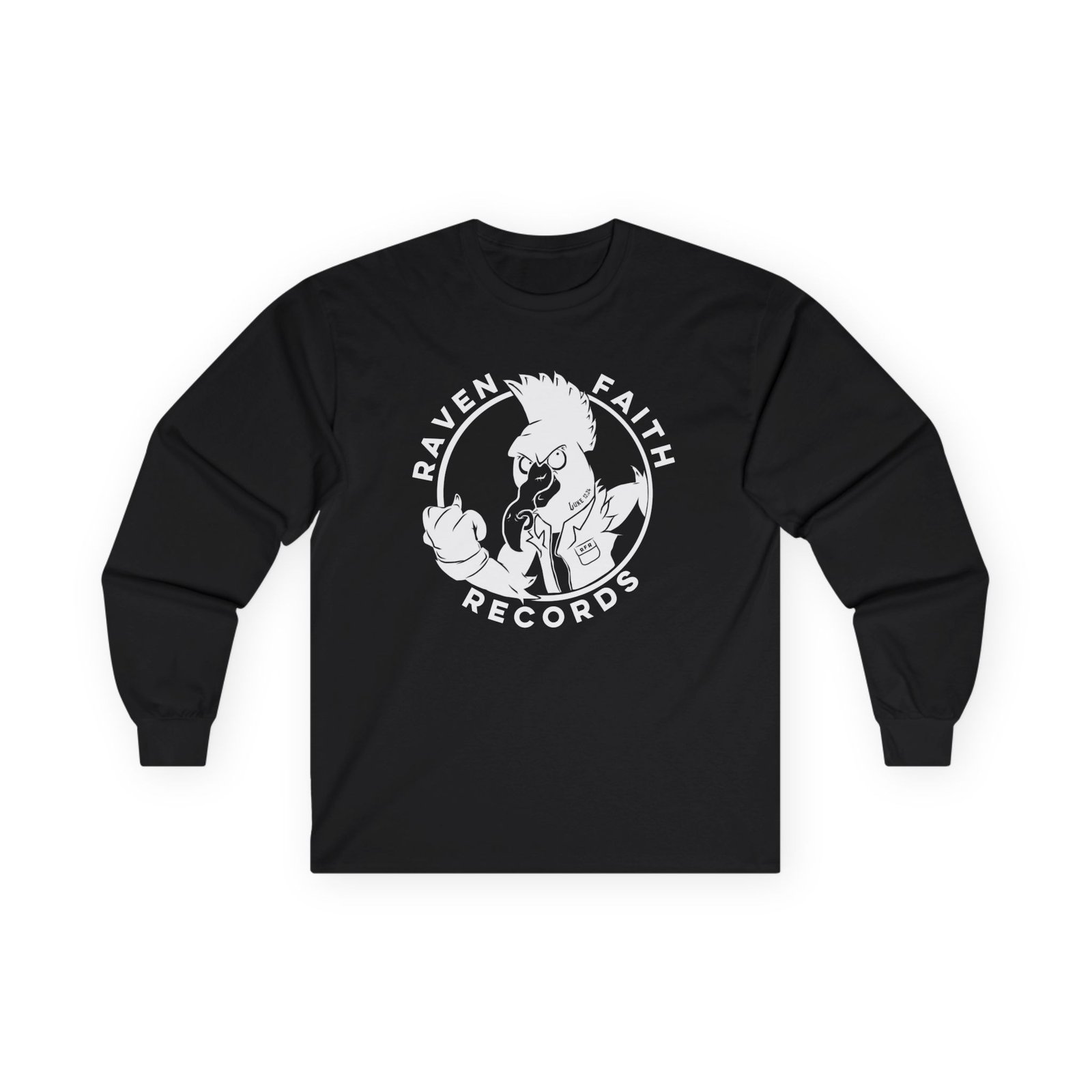 Raven Faith Records Long Sleeve Tshirt