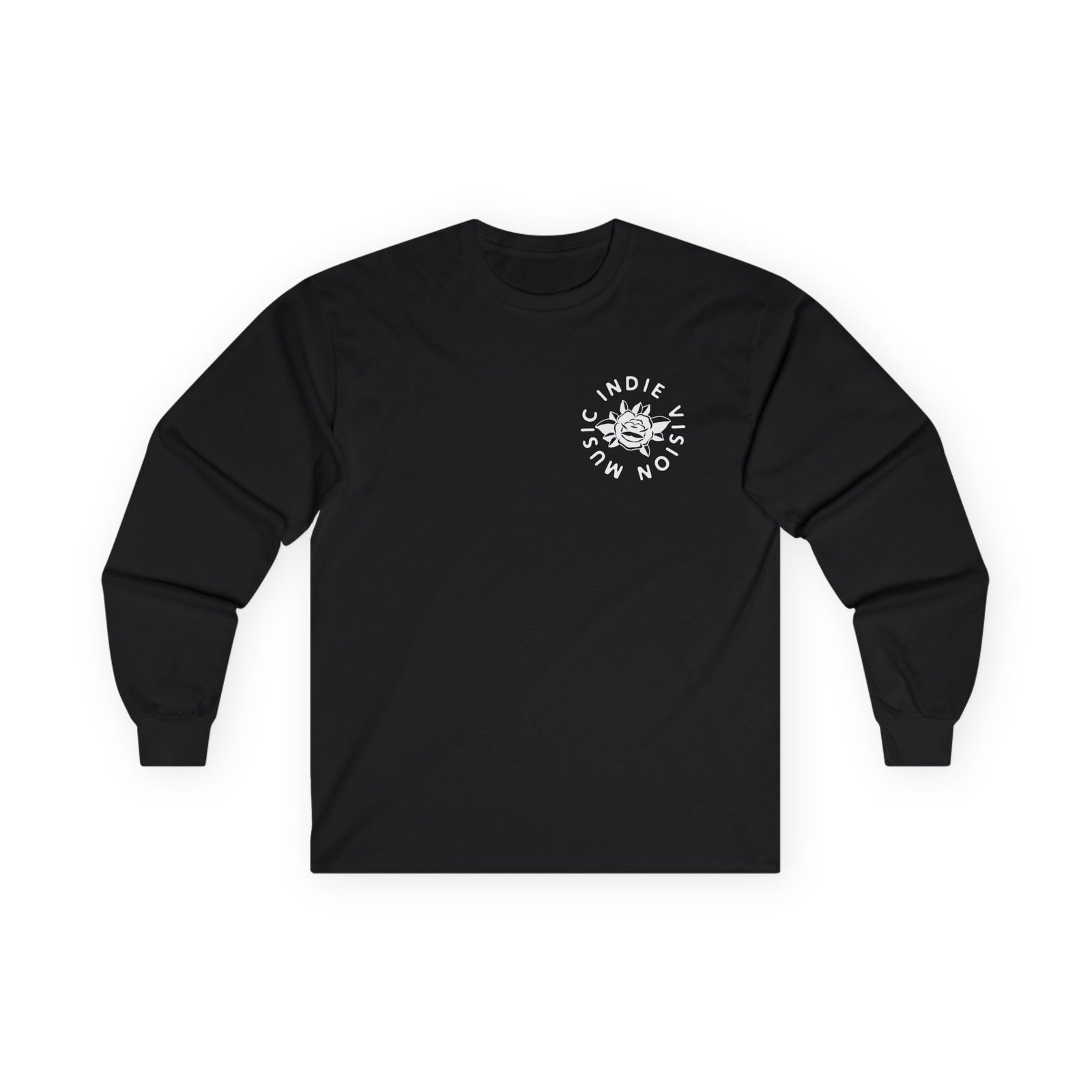Indie Vision Music Rose Long Sleeve Tshirt (2-Sided) - Image 2