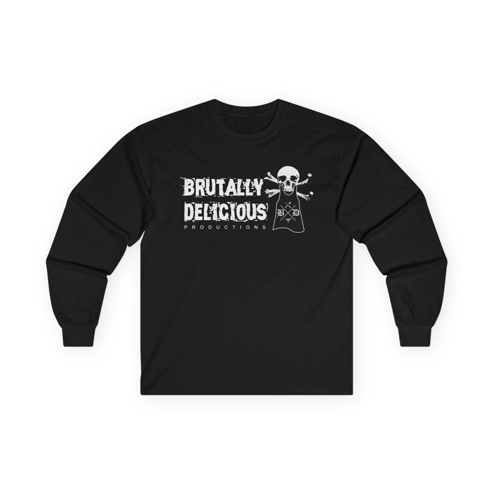 Brutally Delicious Productions Logo Long Sleeve Tshirt