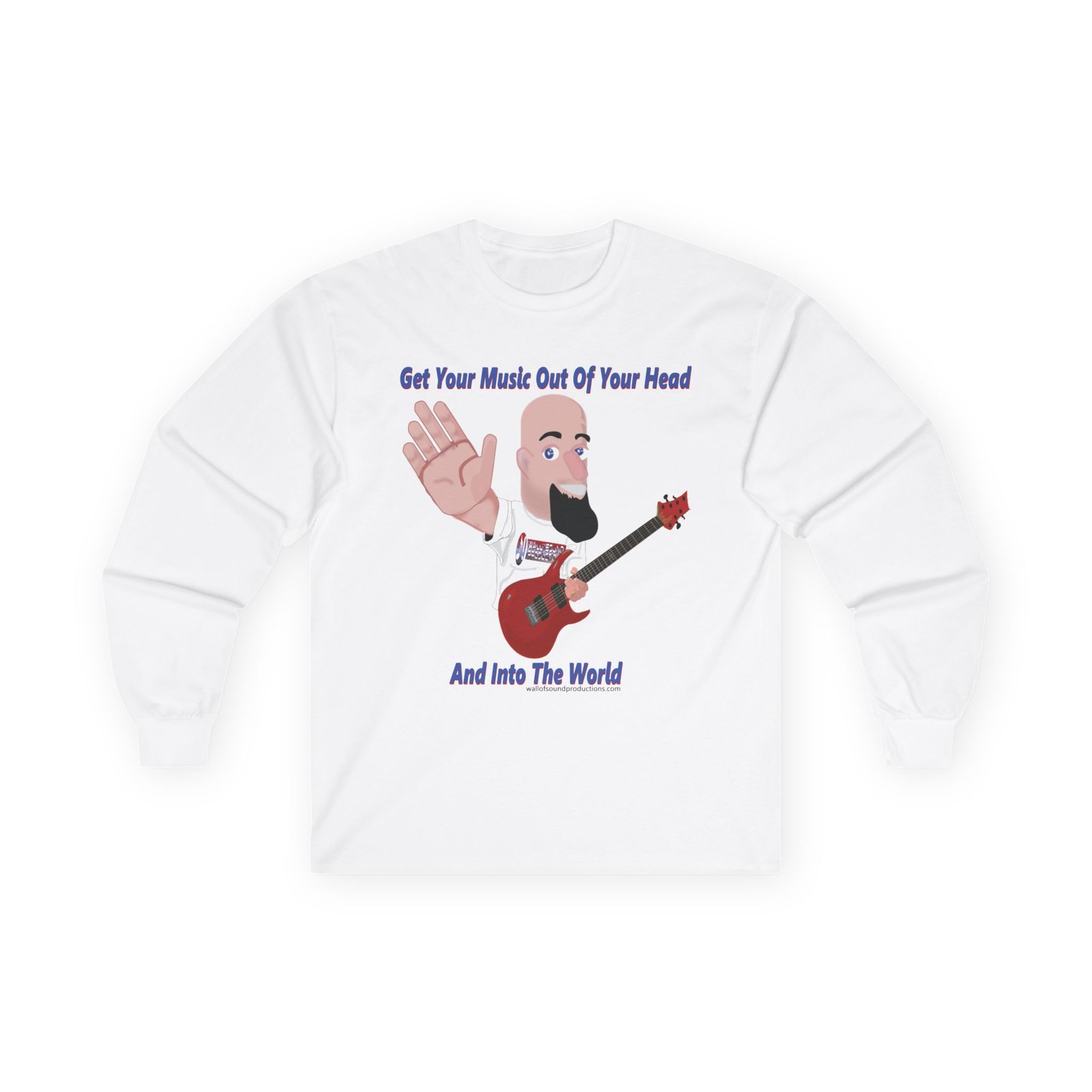 Wall Of Sound Productions - Lil' Dave Long Sleeve Tshirt (2-Sided)