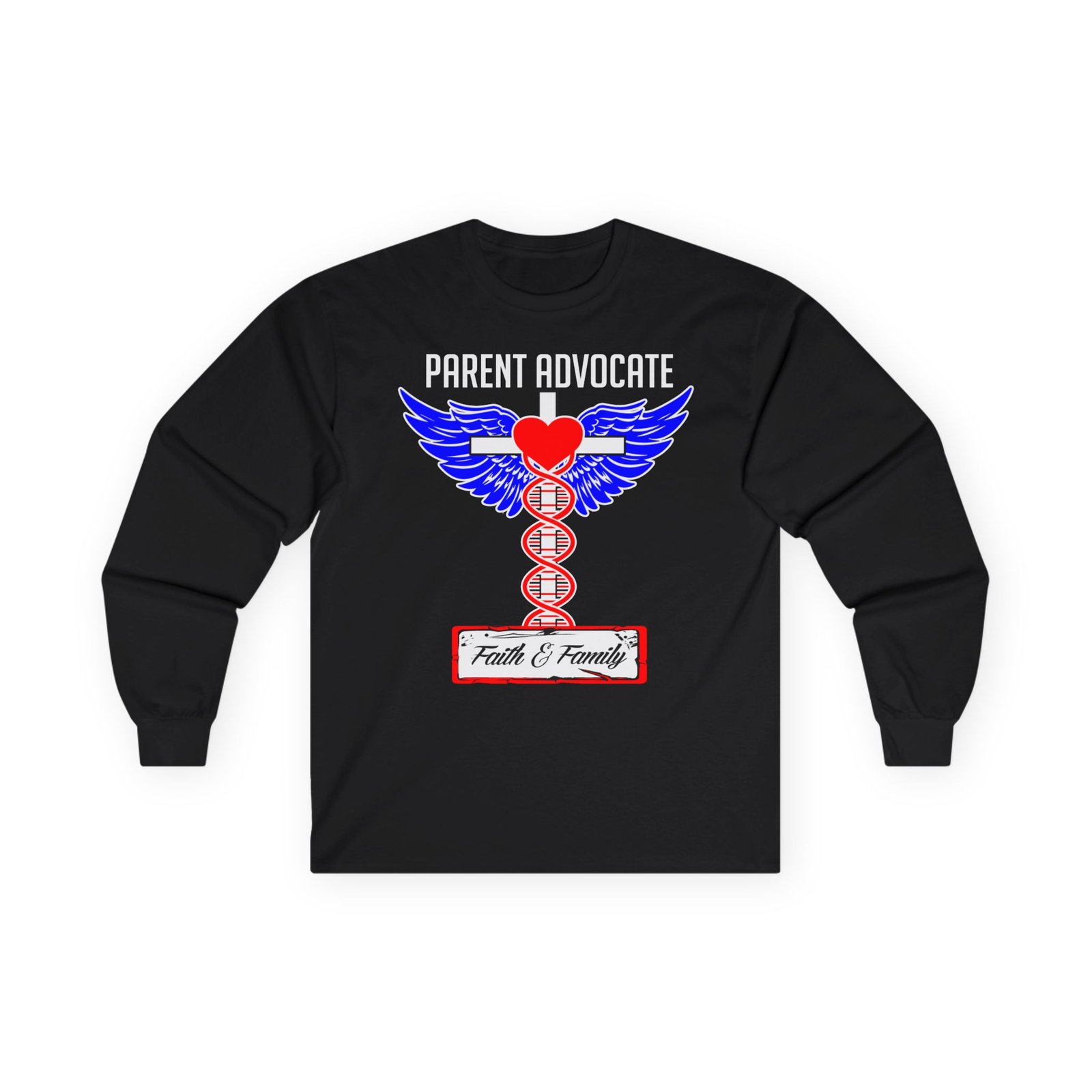Parent Advocate Long Sleeve Tshirt (2-Sided)