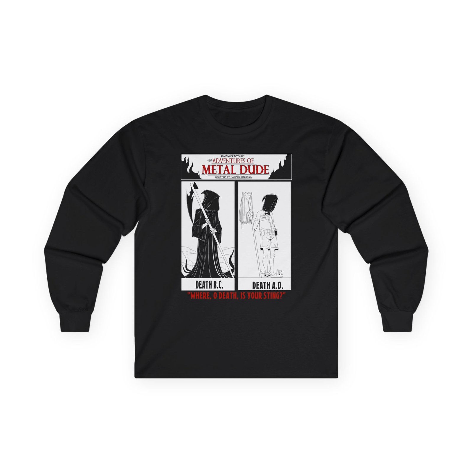 Sanctuary International - Metal Dude Death Long Sleeve Tshirt