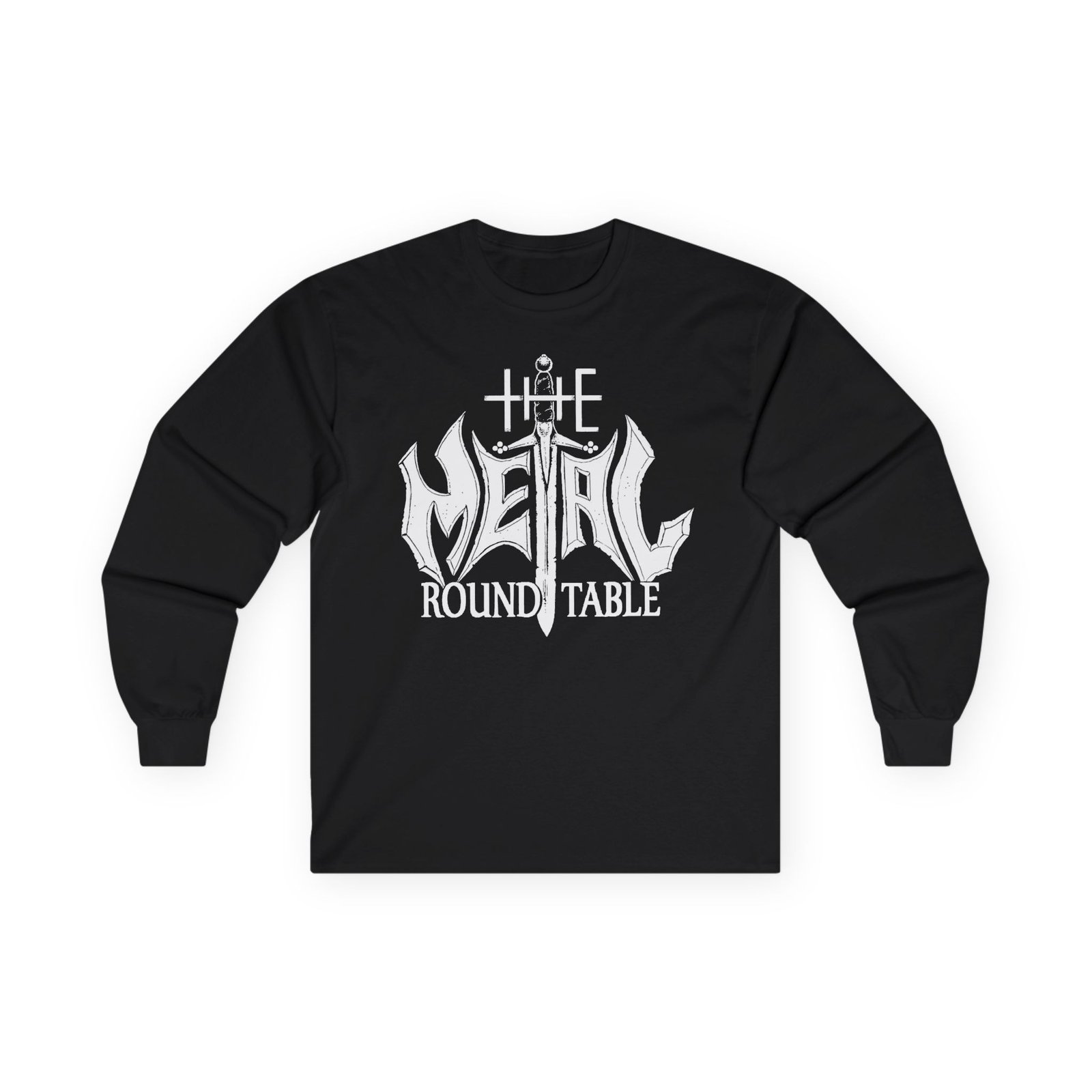 The Metal Round Table Sword Logo Long Sleeve Tshirt