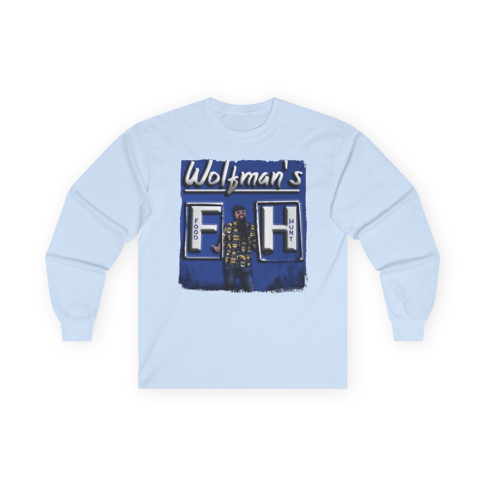 Wolfman's Food Hunt Long Sleeve Tshirt - Image 7