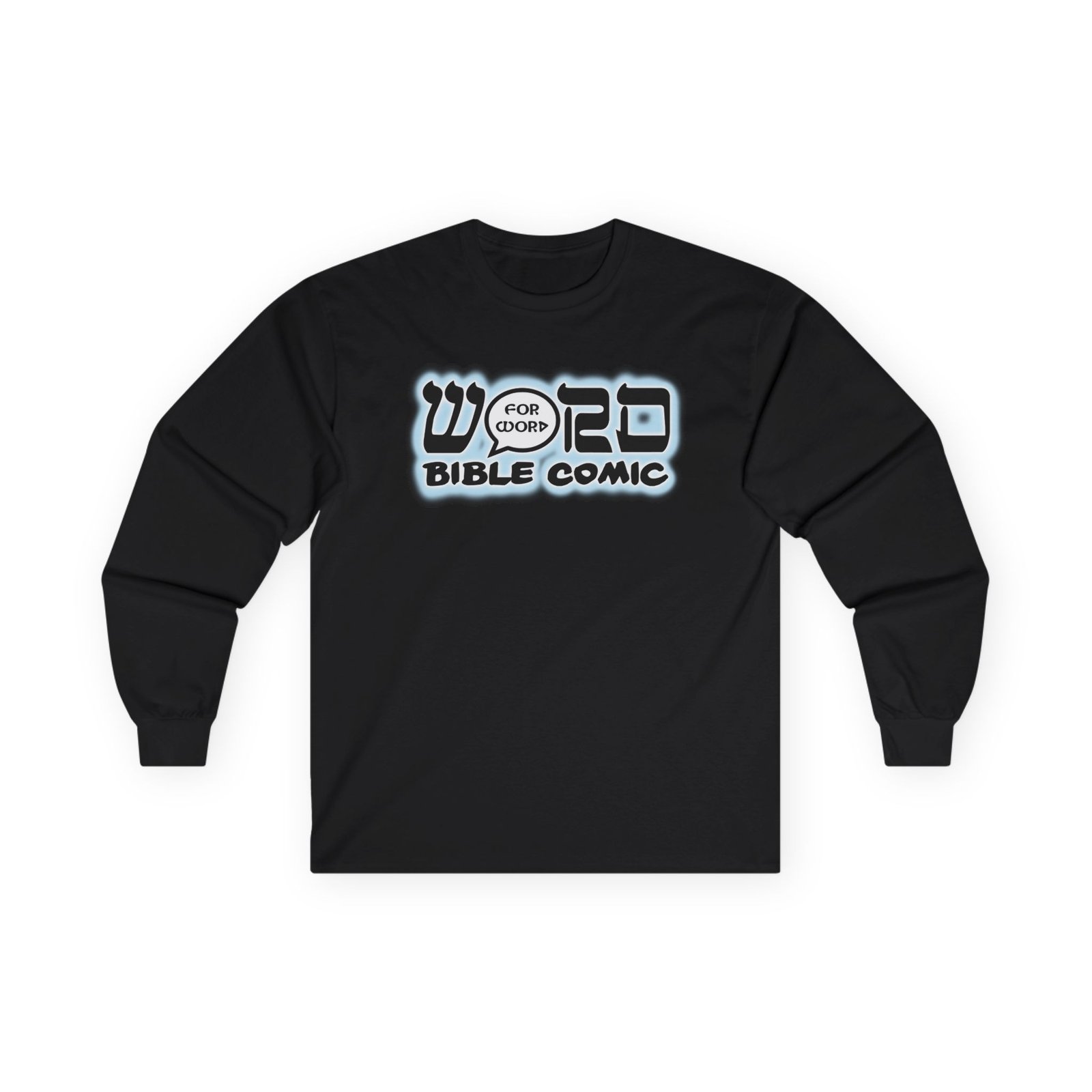 Word For Word Bible Comics Logo Long Sleeve Tshirt