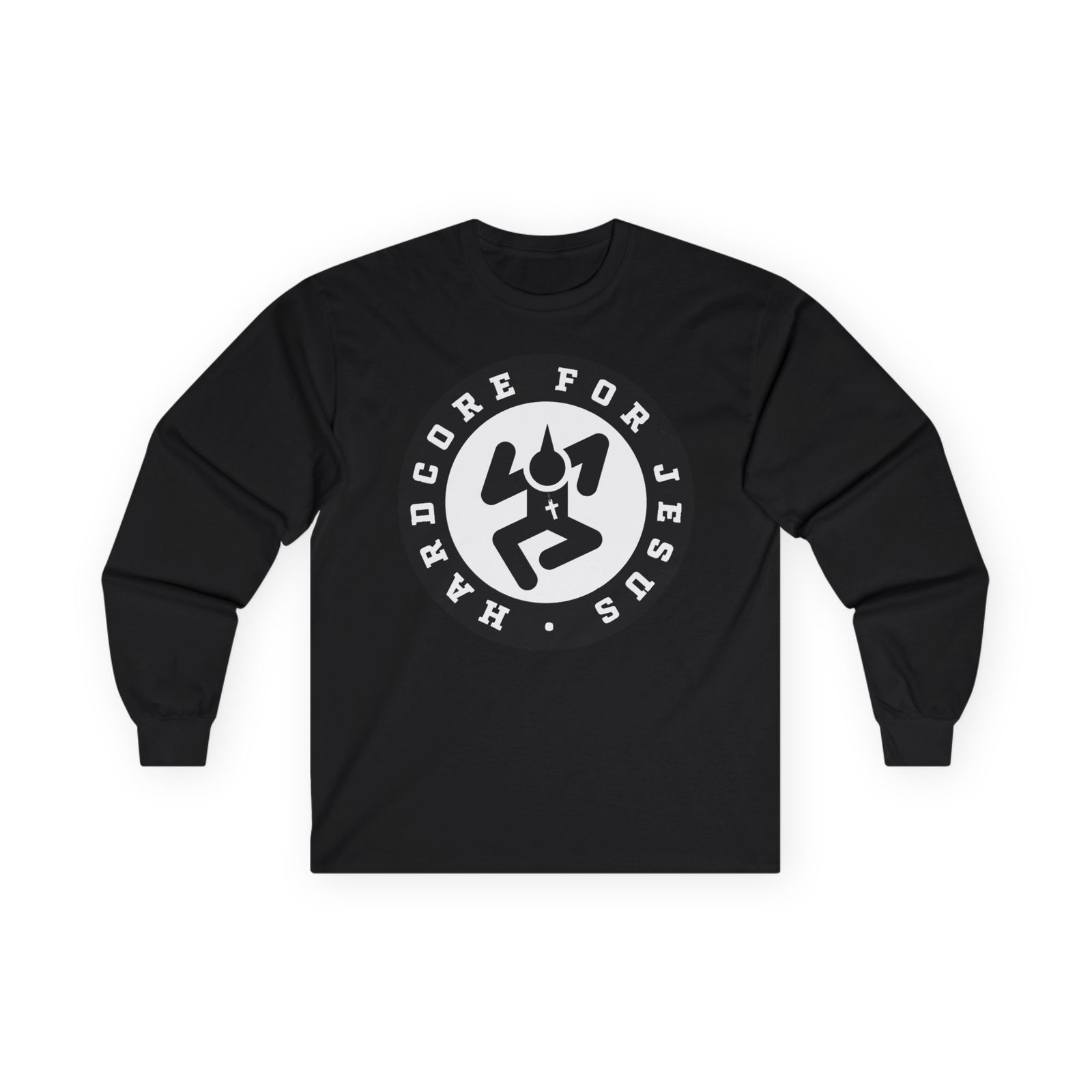 Hardcore For Jesus Logo Long Sleeve Tshirt