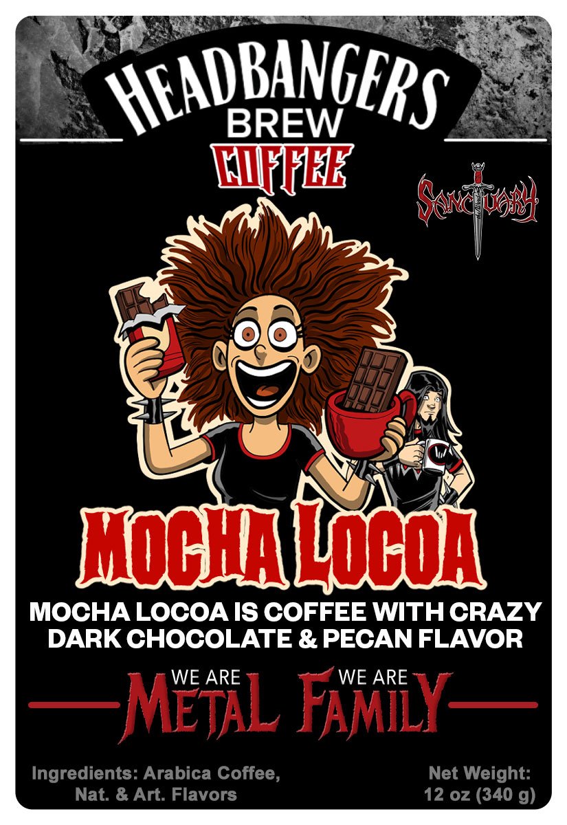 Headbanger's Brew: Mocha Locoa Coffee - Ground/K-Cups