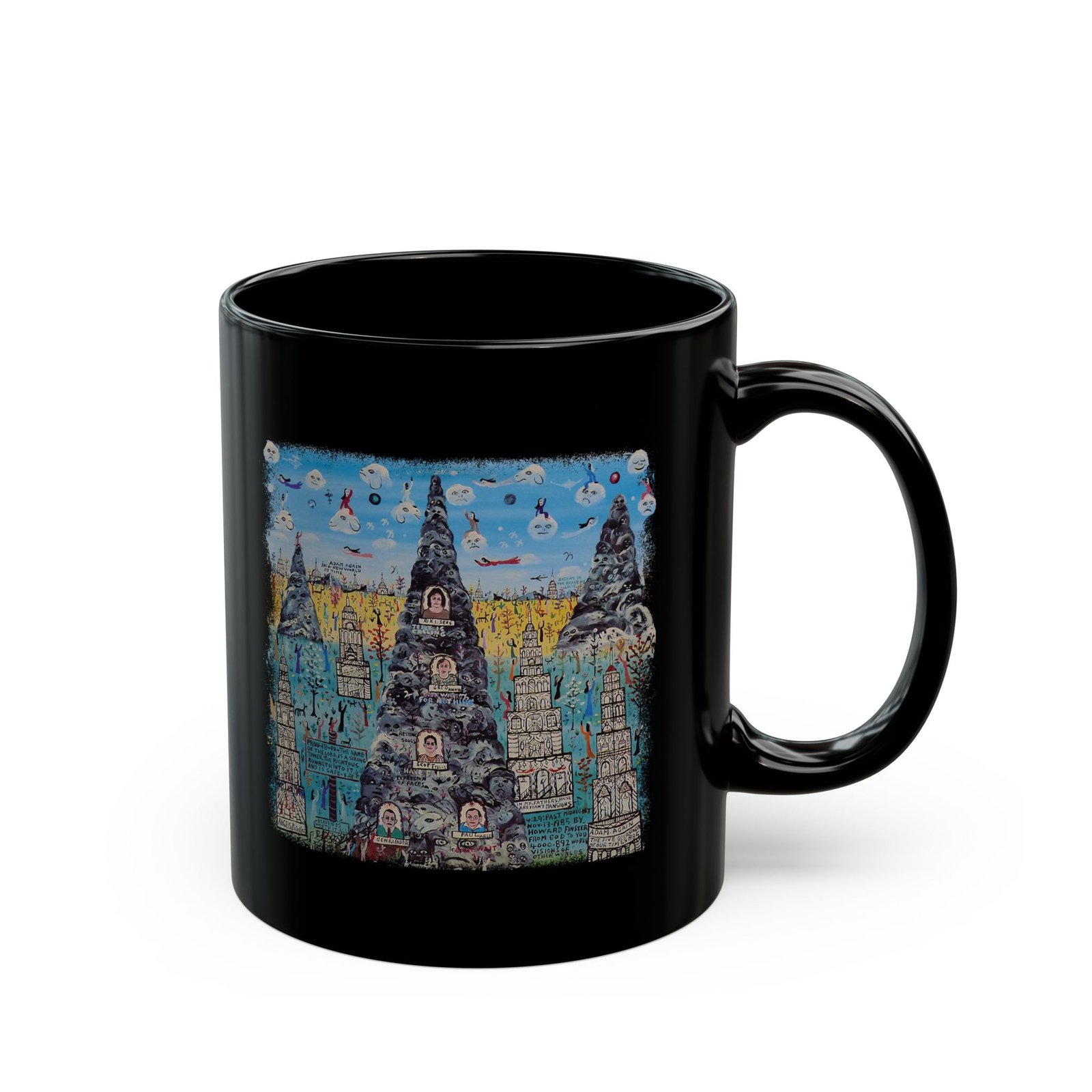Adam Again - In A New World Of Time 11oz Black mug
