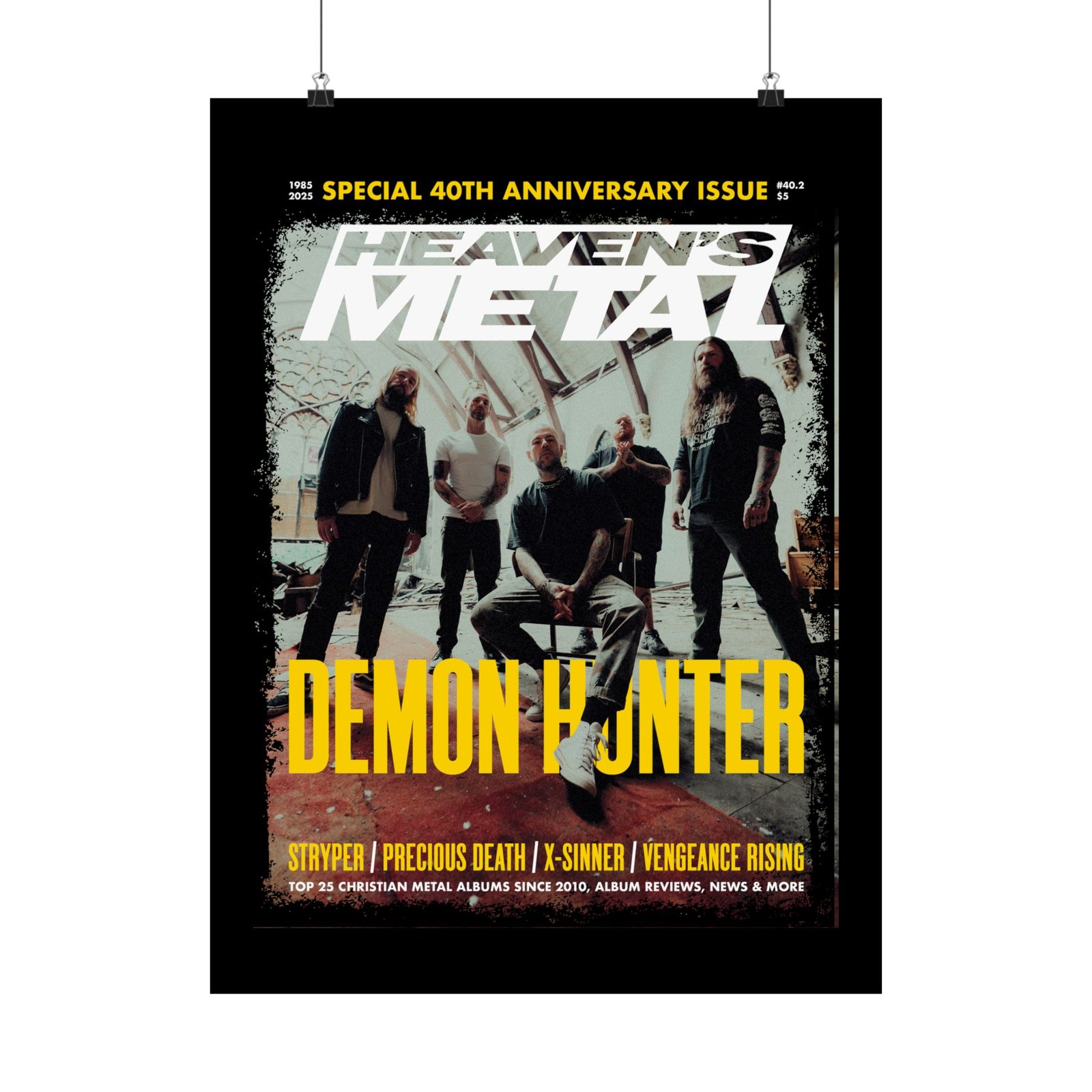 Heaven's Metal - Christmas Edition - Demon Hunter Poster Prints (210gsm) - Image 2