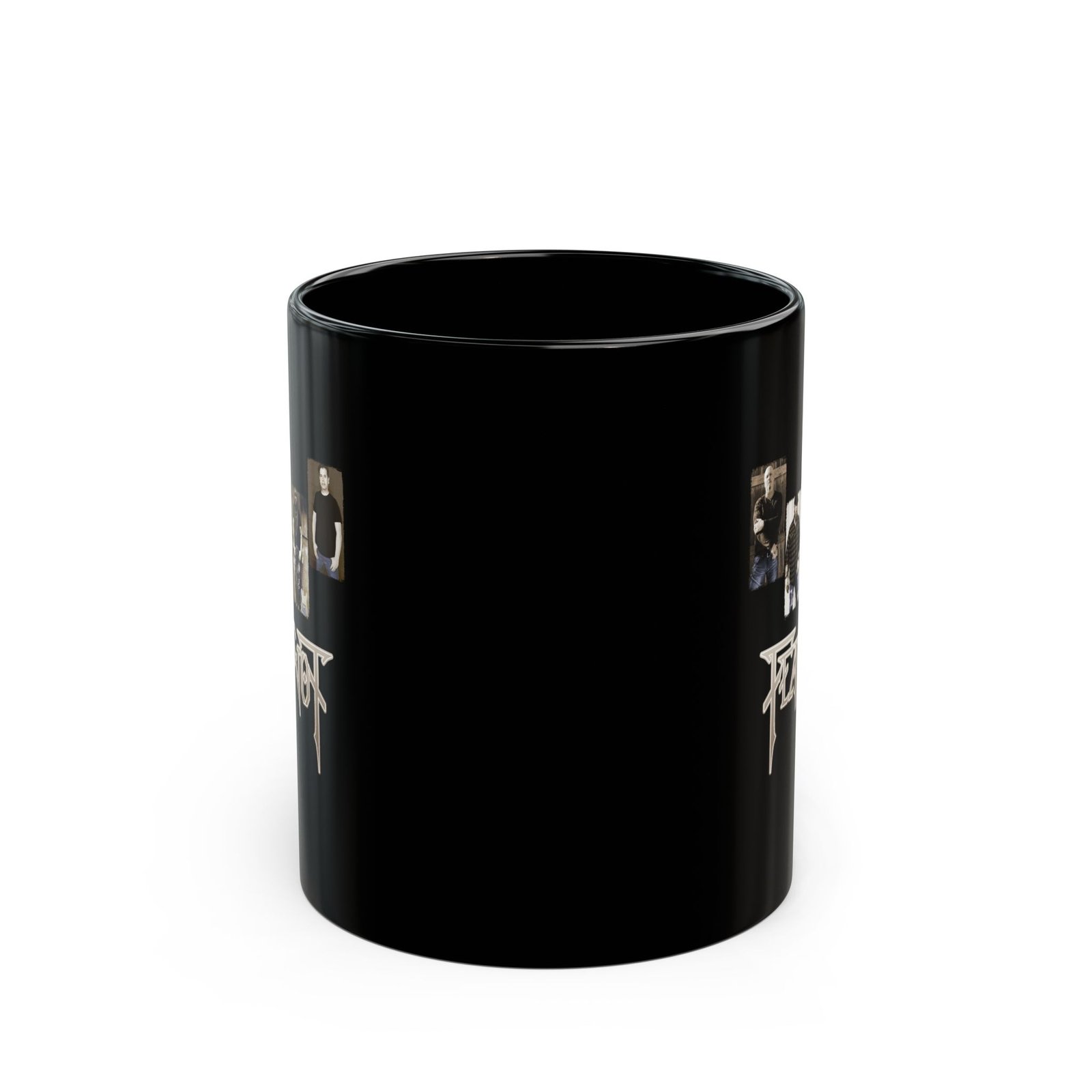 Fear Not Photo 11oz Black Mugs - Image 2