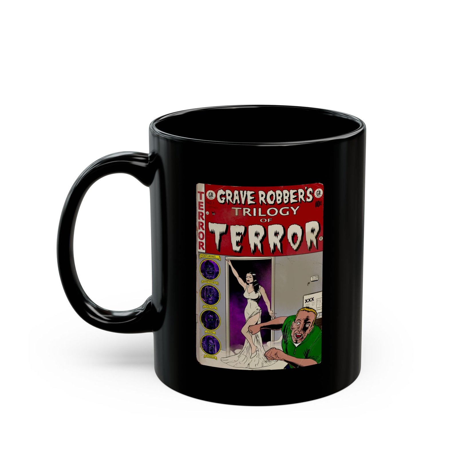 Grave Robber - Lips Of Blood 11oz Black Mugs