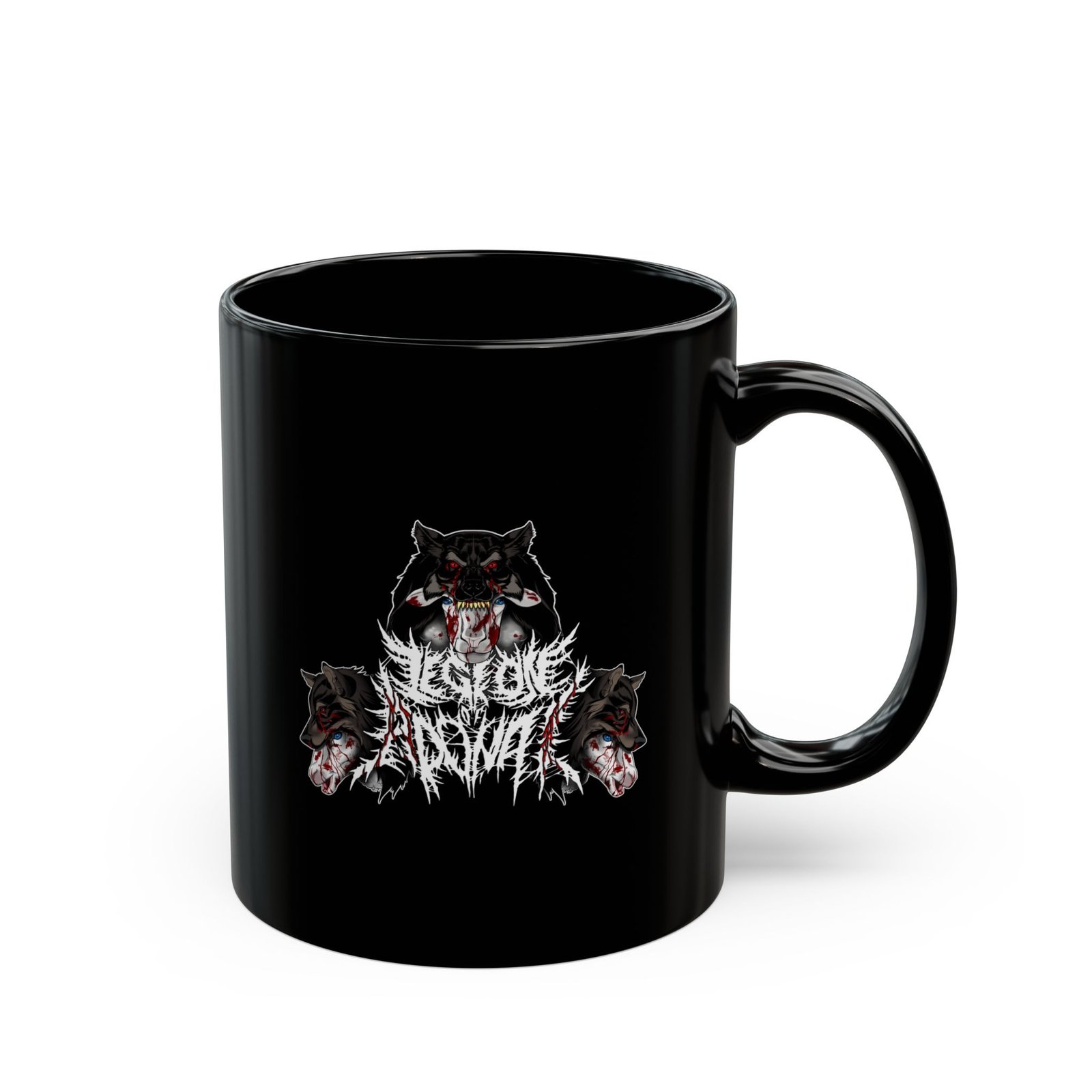 Legion Of Adonai - Sheep In Wolf Clothing 11oz Black Mugs - Image 3