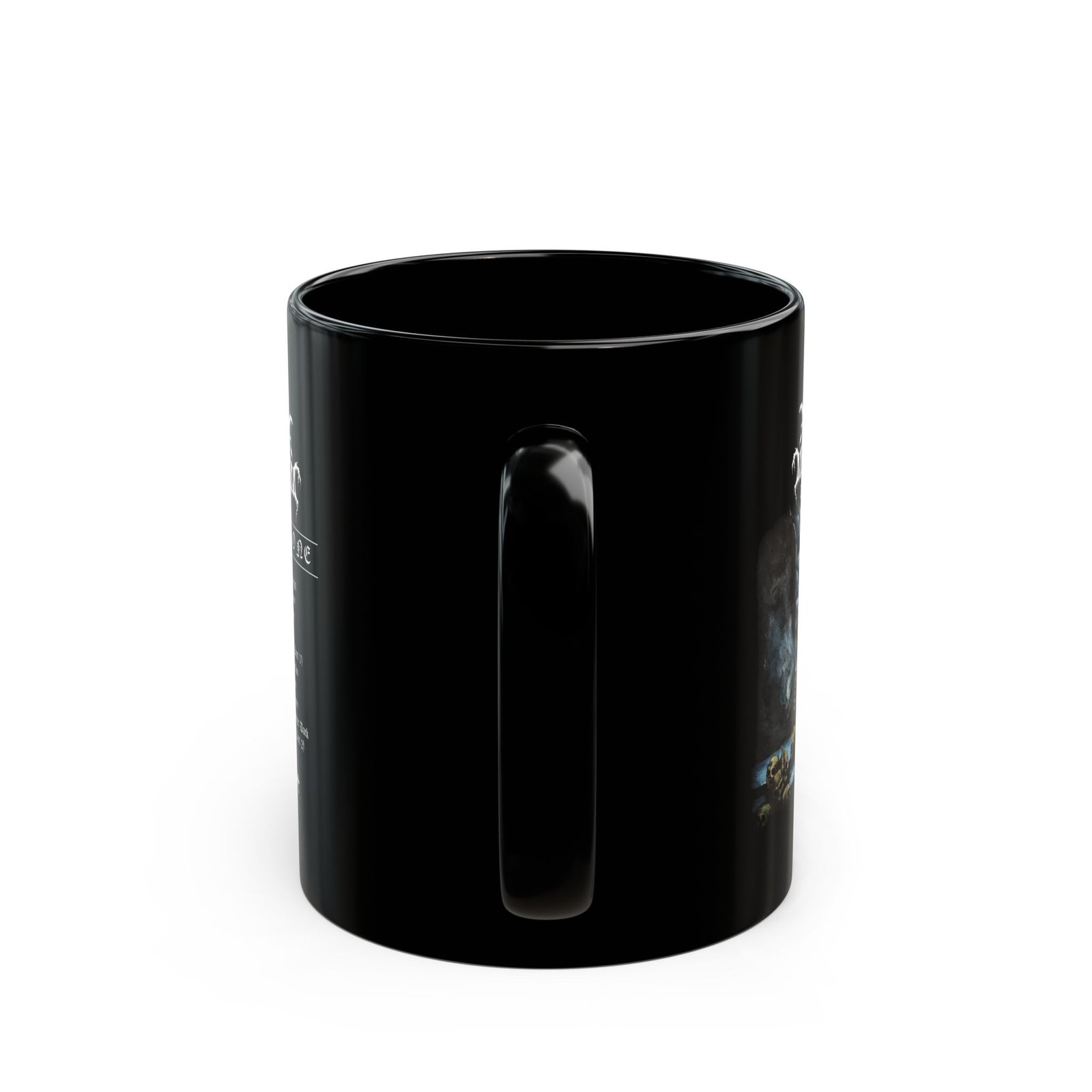 Anima Mortuum - The Throne 11oz Black Mugs - Image 4