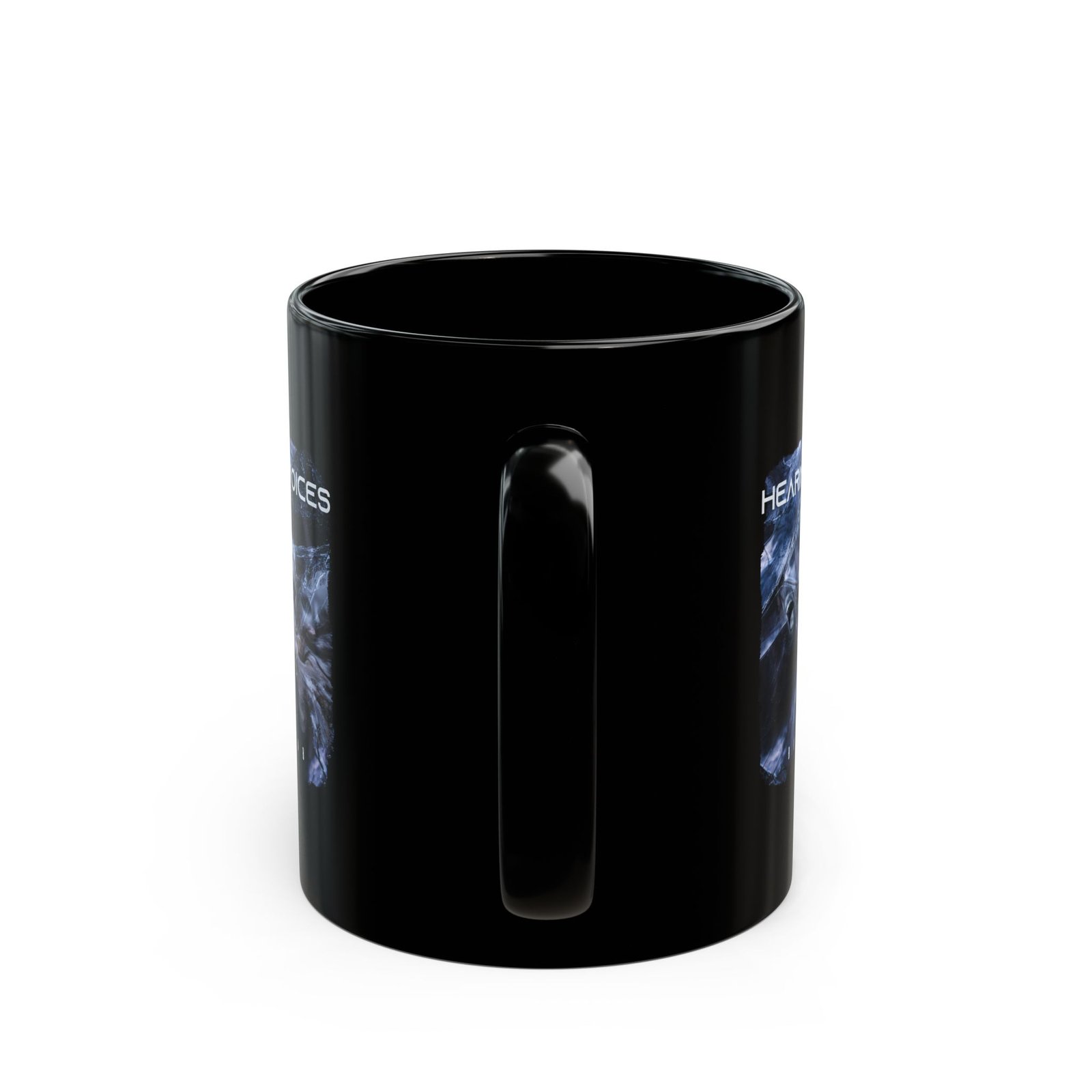 Hearing Voices - Bipolar 11oz Black Mugs - Image 4