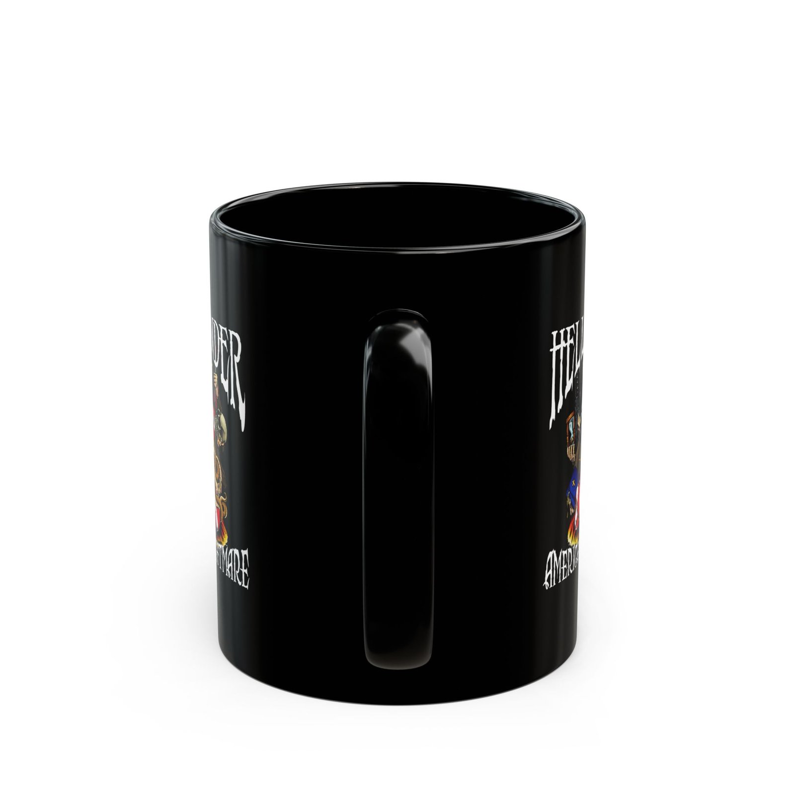 Hellbender - American Nightmare 11oz Black Mugs - Image 4
