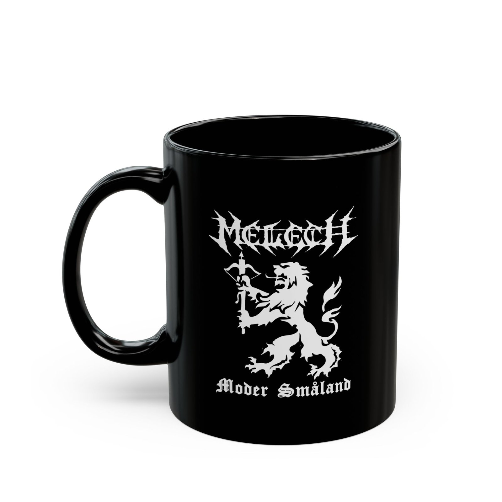 Melech - Moder Småland 11oz Black Mugs