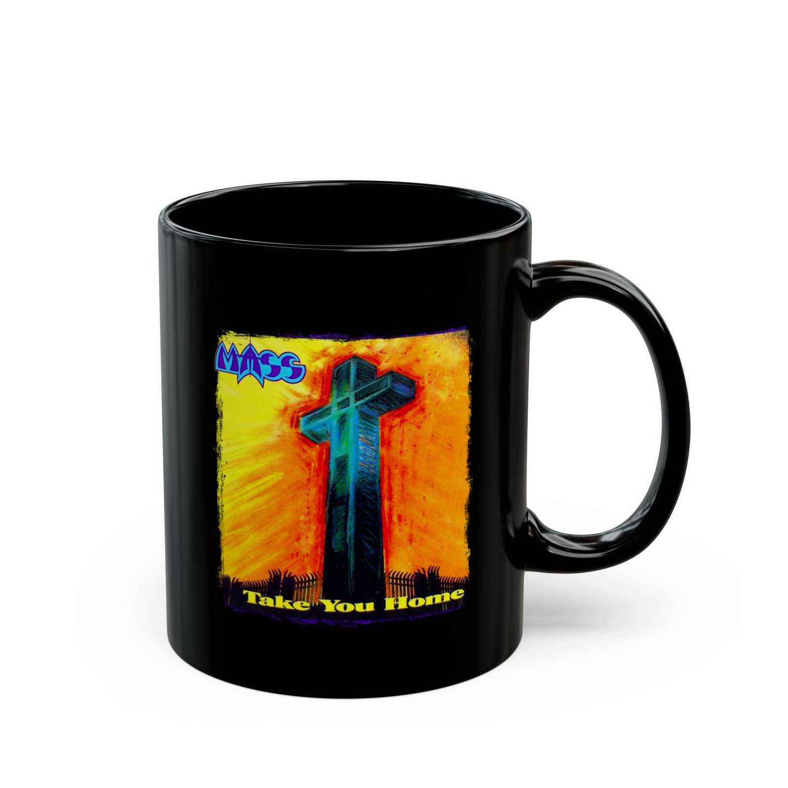 Mass - Take You Home 11oz Black Mugs - Image 3