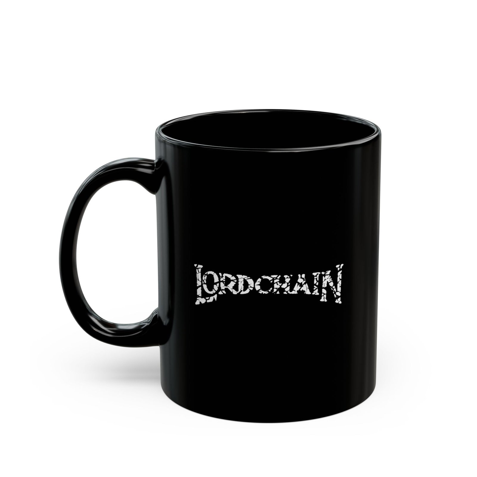 Lordchain Logo 11oz Black Mugs