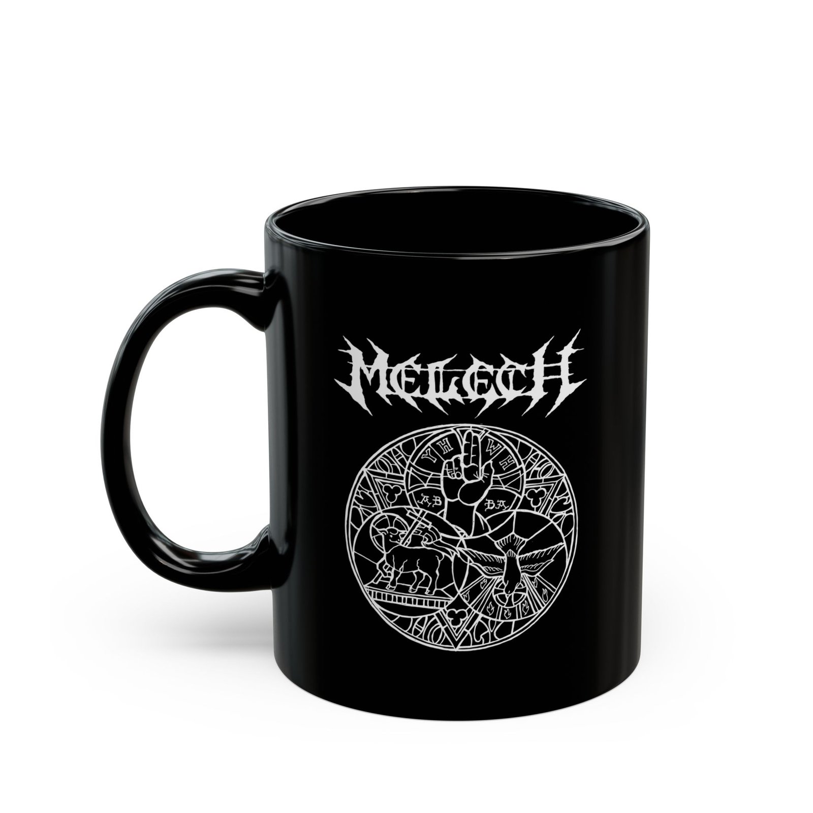 Melech - Trinity 11oz Black Mugs