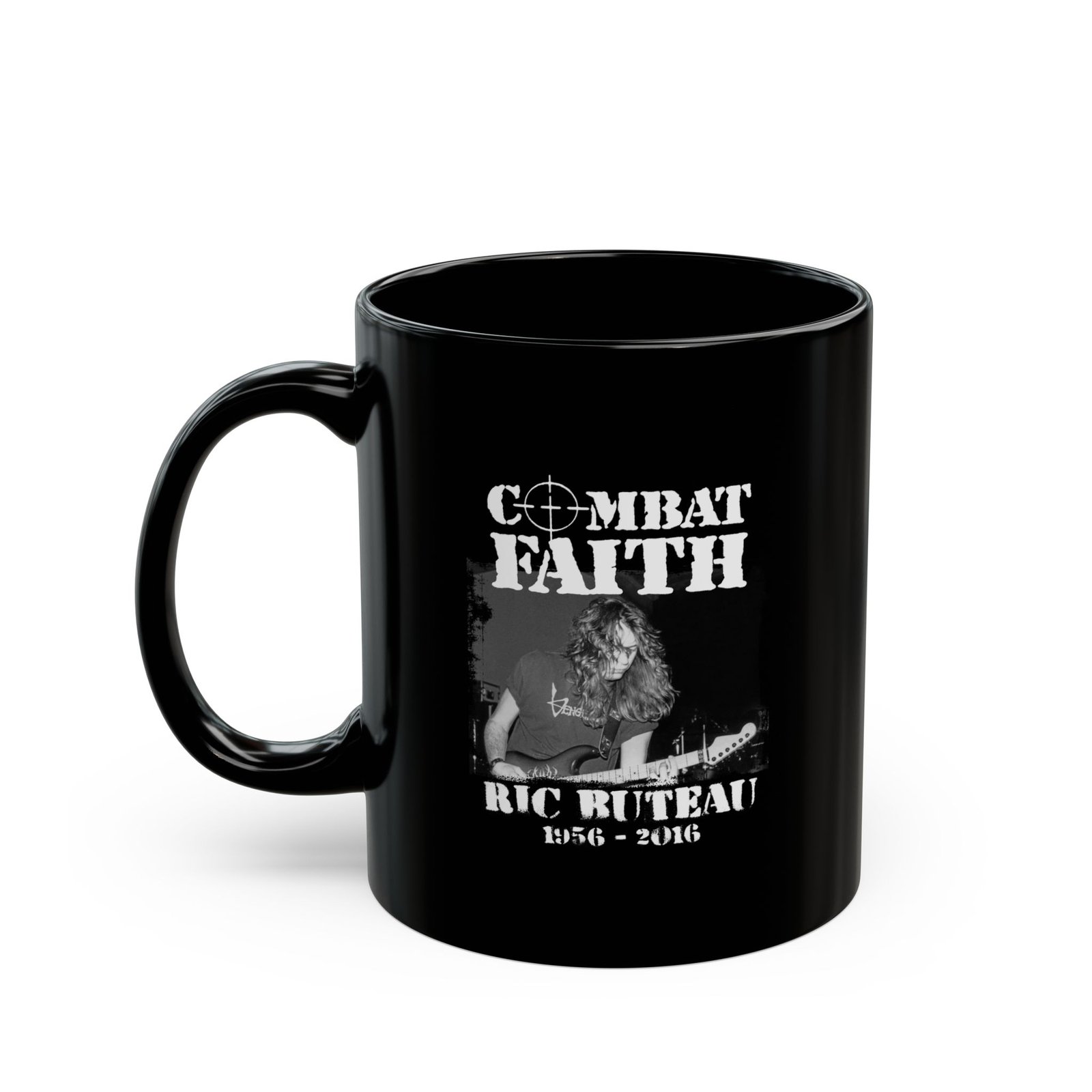 Combat Faith Ric Buteau Memorial 11oz Black Mugs