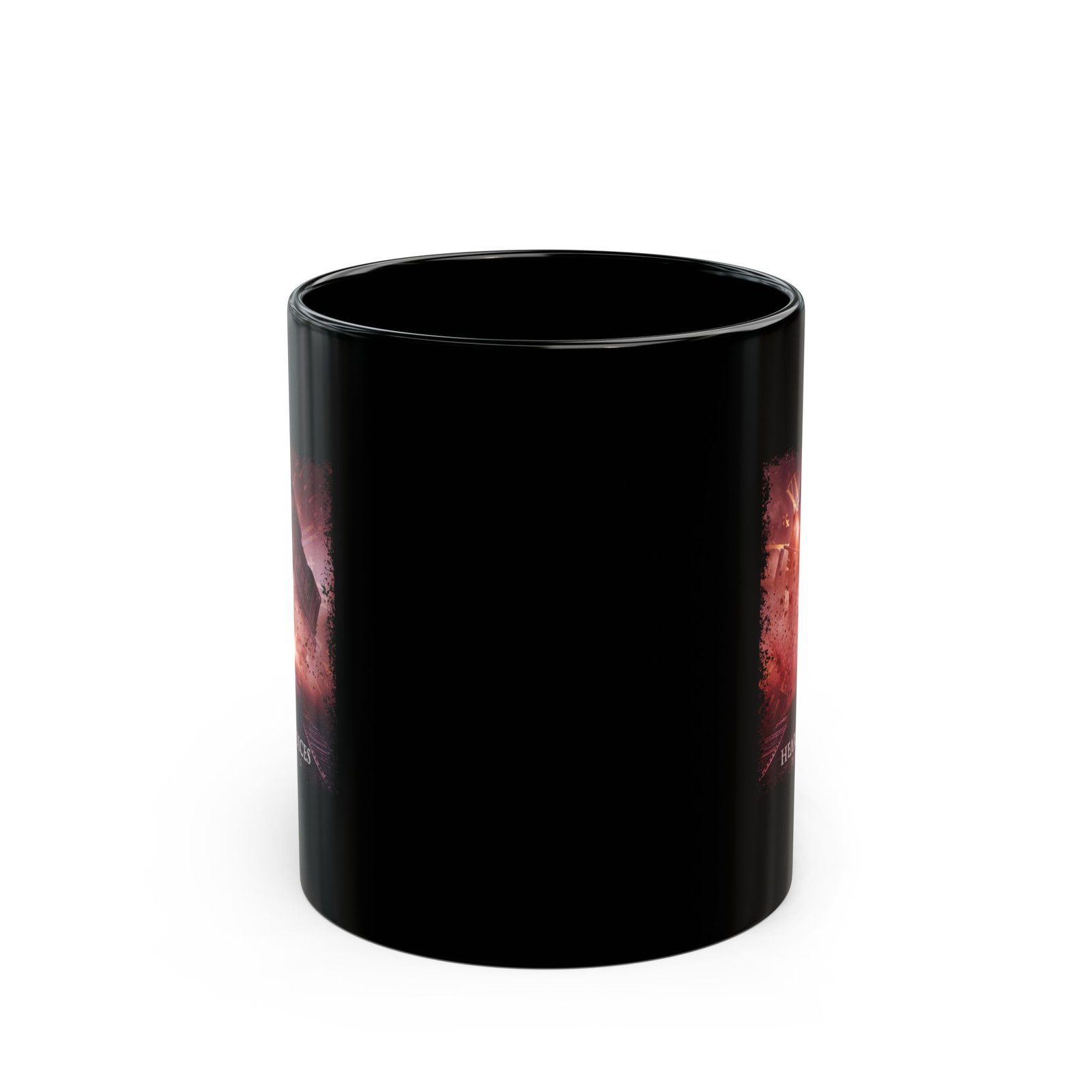 Hearing Voices - Derailed 11oz Black Mugs - Image 2