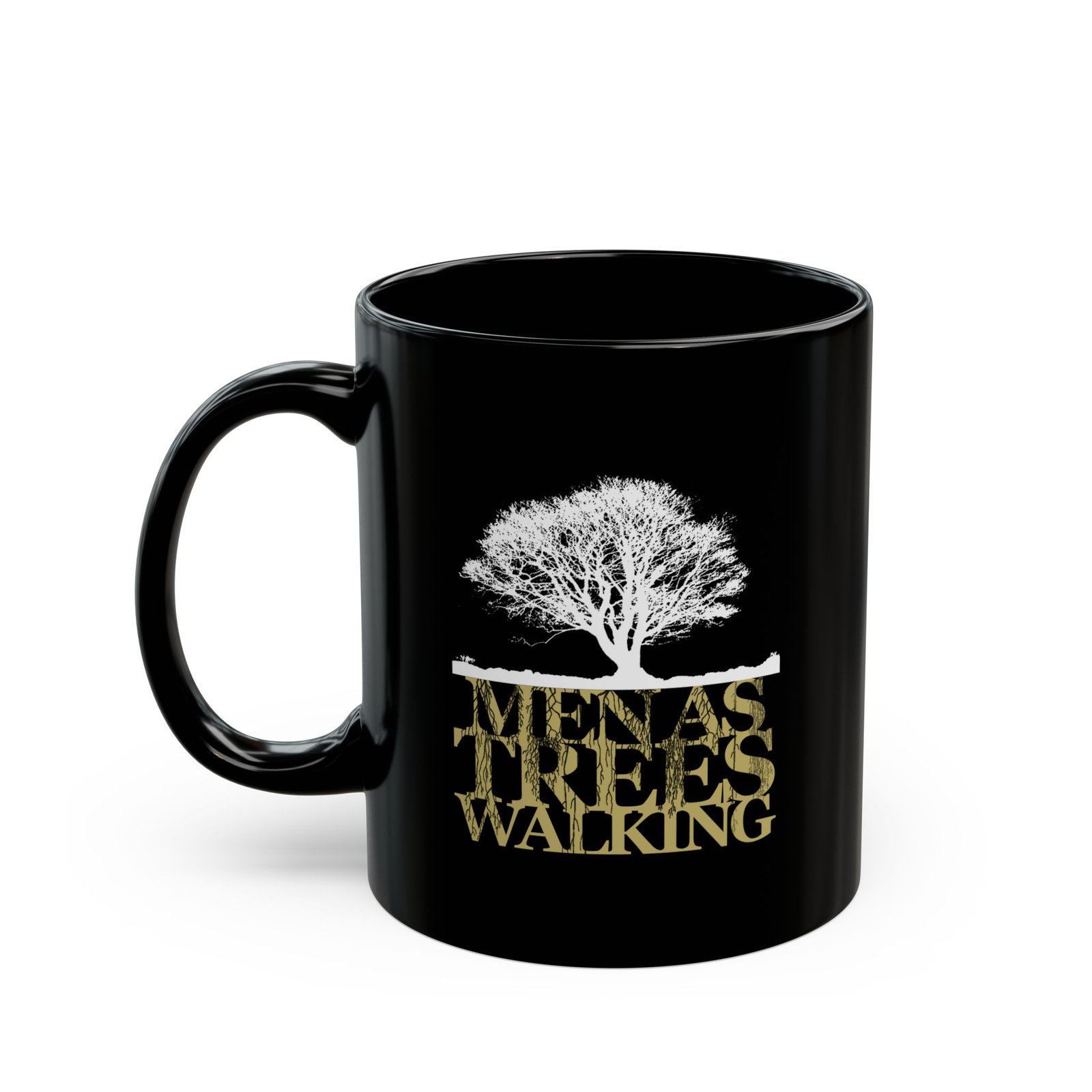 Men As Trees Walking 11oz Black Mugs
