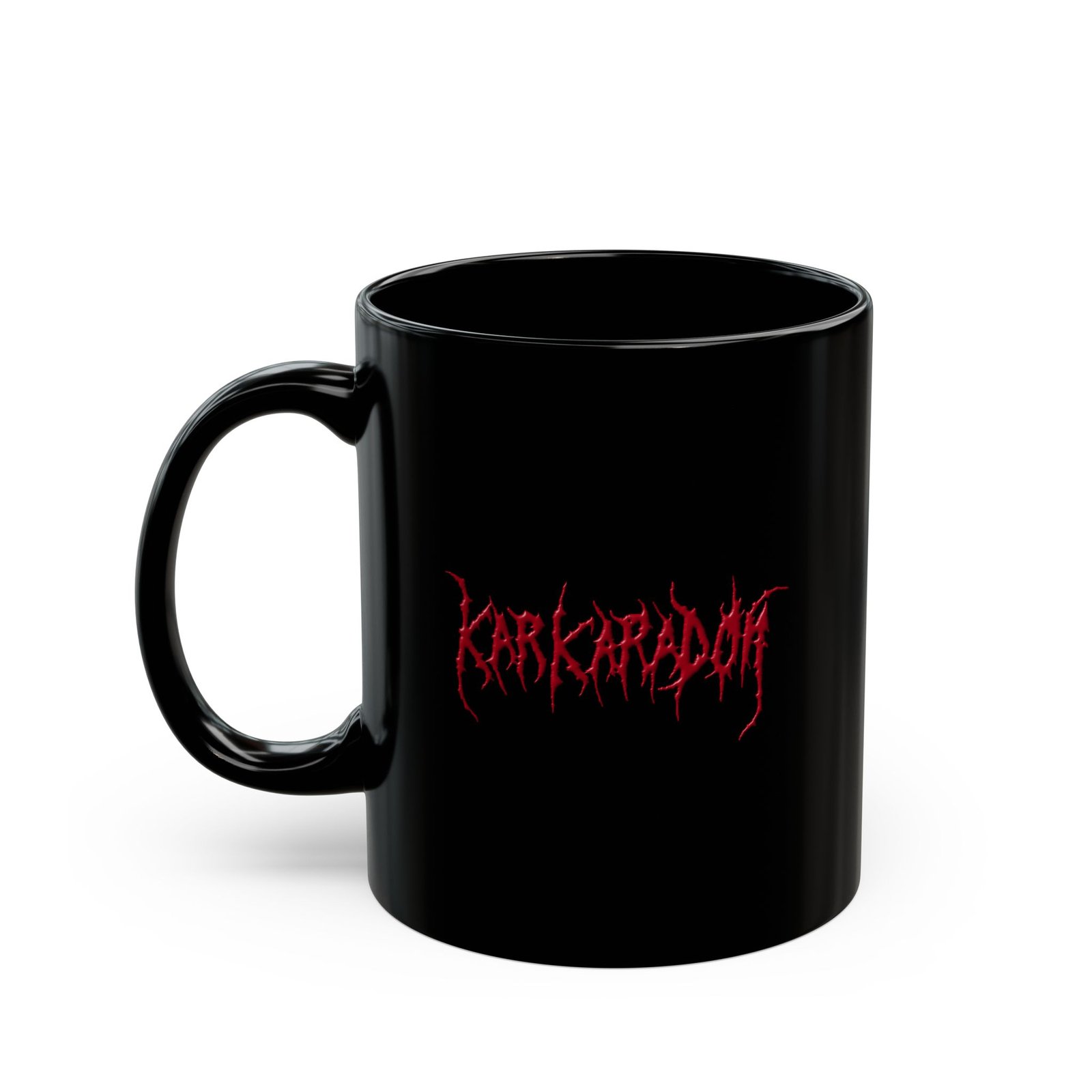 KarkaradoN Blood Logo 11oz Black Mugs