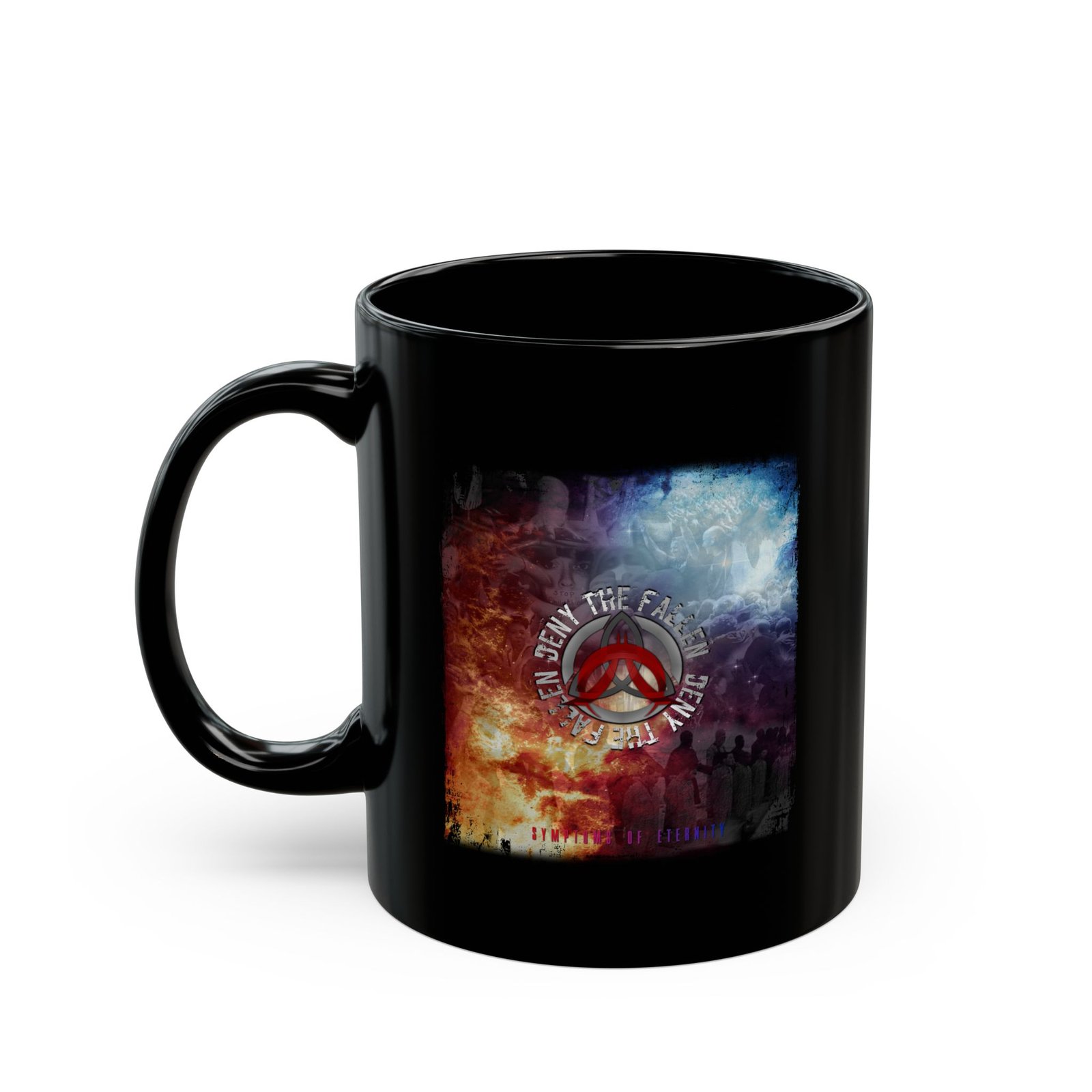 Deny The Fallen - Symptoms Of Eternity 11oz Black Mugs
